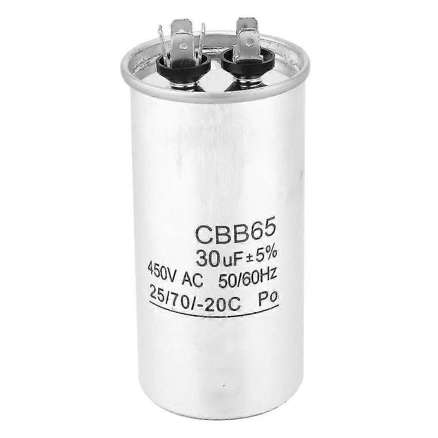30UF 450V CBB65 Startkondensator för kompressor