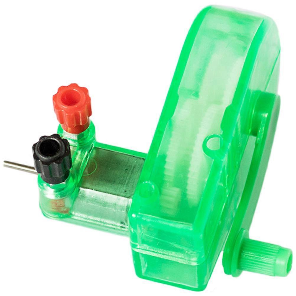 Hand Crank Generator Electric Generator for Generating Electricity 2Pcs Green