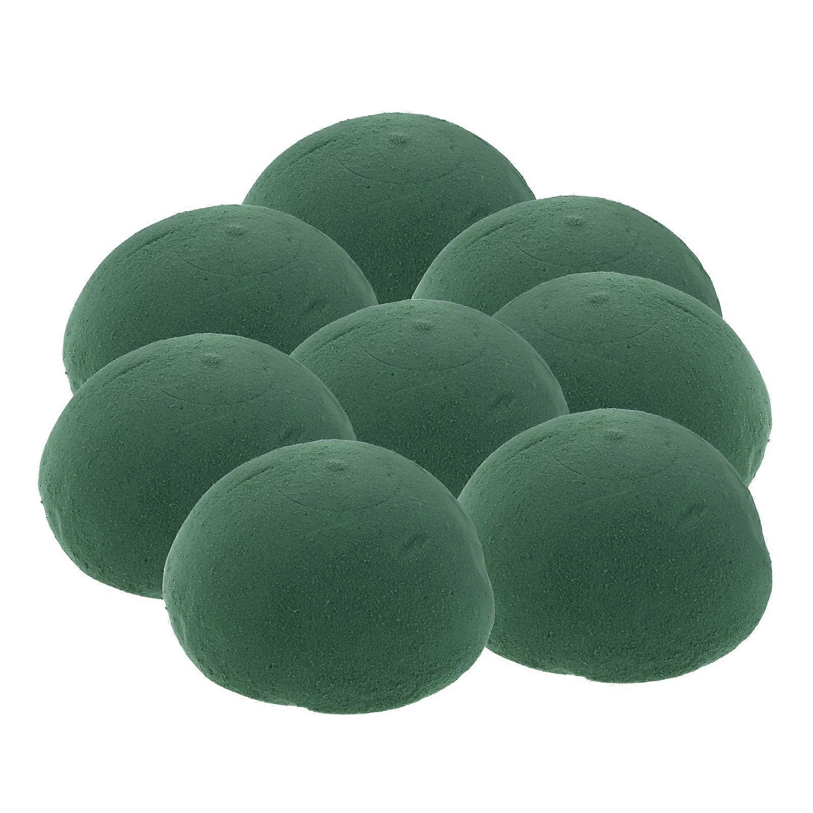 Green Flower Arrangement Blocks for Craft 24Pcs Round Foam Flower Blocks