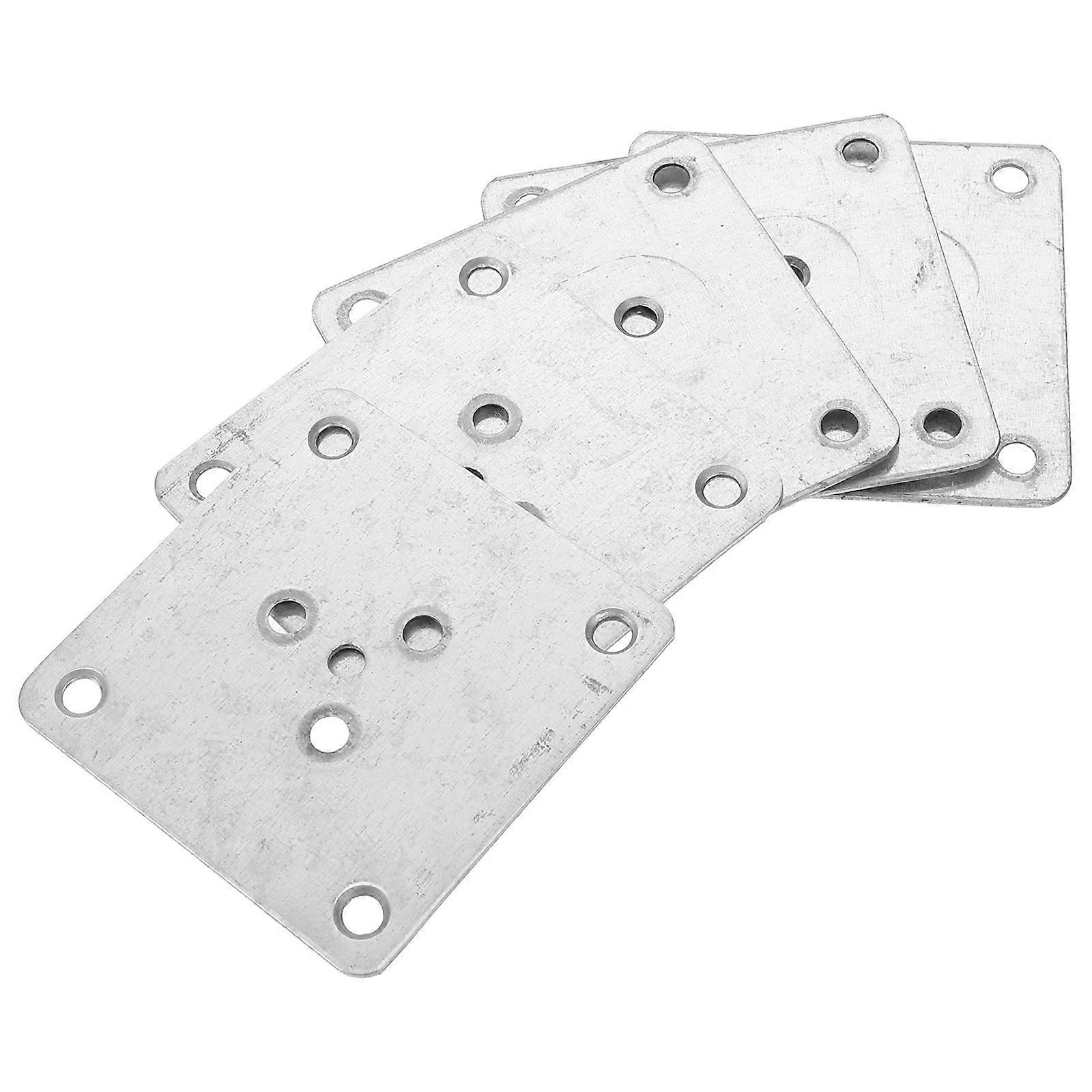 Furniture Leg Attachment Table Leg Brackets for Fixing Use 15Pcs Silver