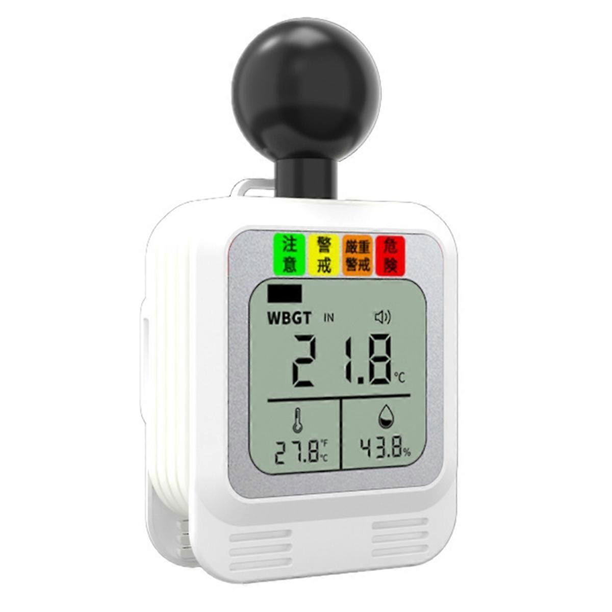 WBGT Heat Stress Monitor Heat Index Meter Portable High Temperature Thermal Environment Detector Out