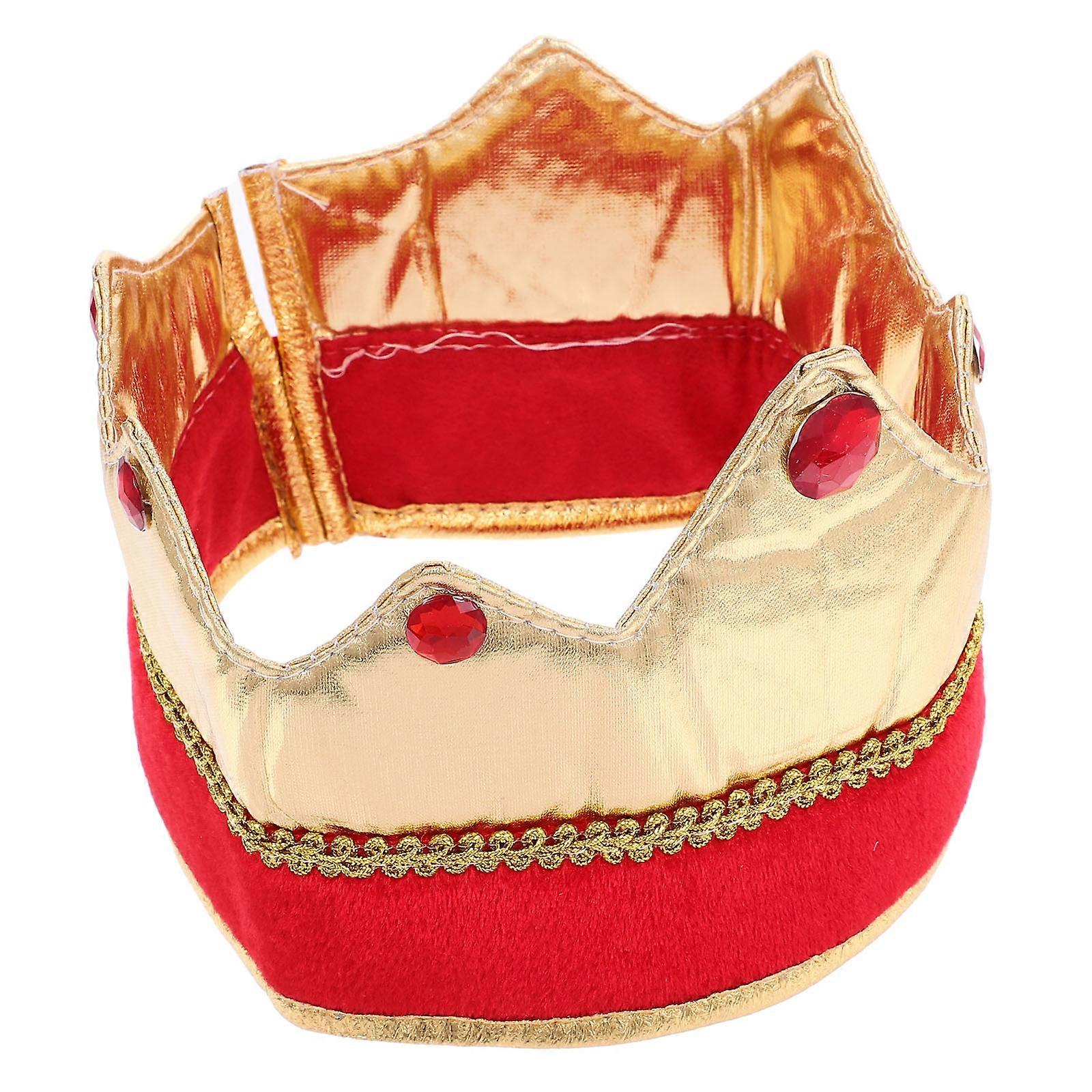 Carnival Hat For Festival Themed Events Cosplay King Hat Multi Color 1 Piece
