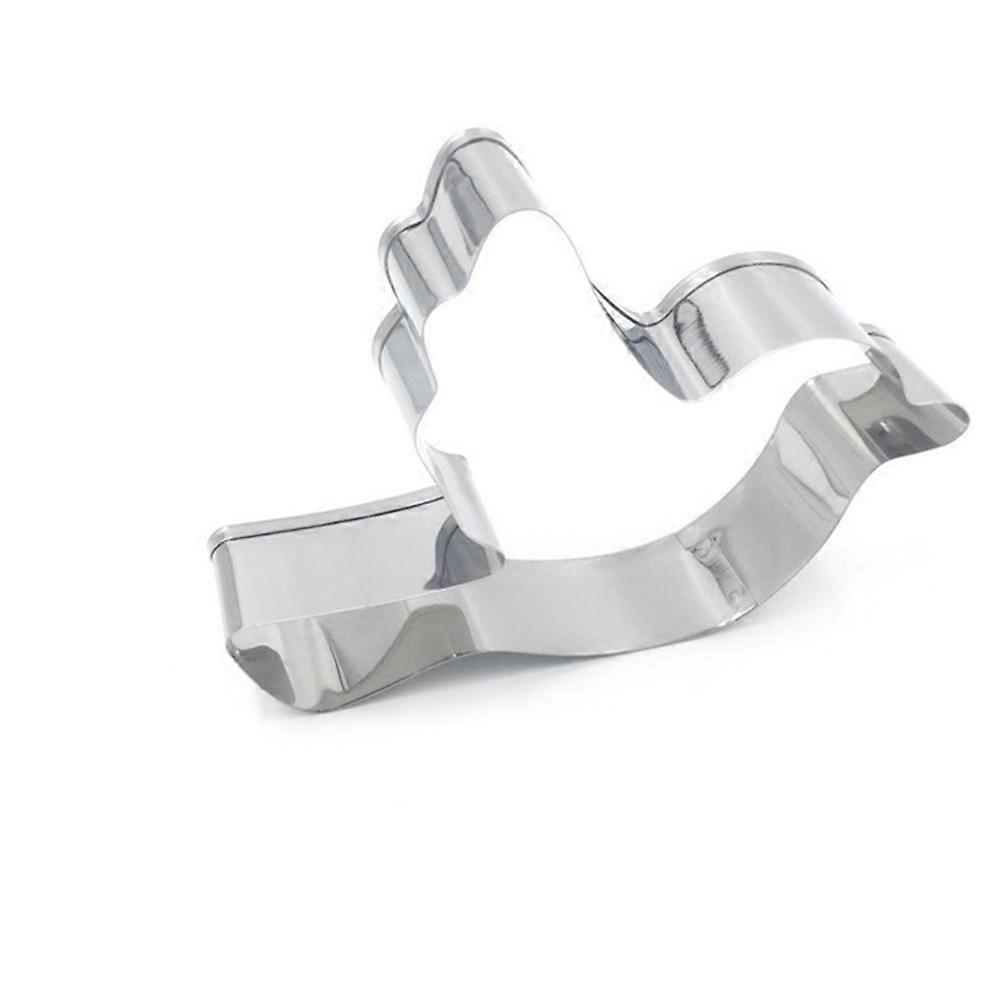 Stainless Steel Bird Cookie Cutter for Baking Silver Biscuit Mold