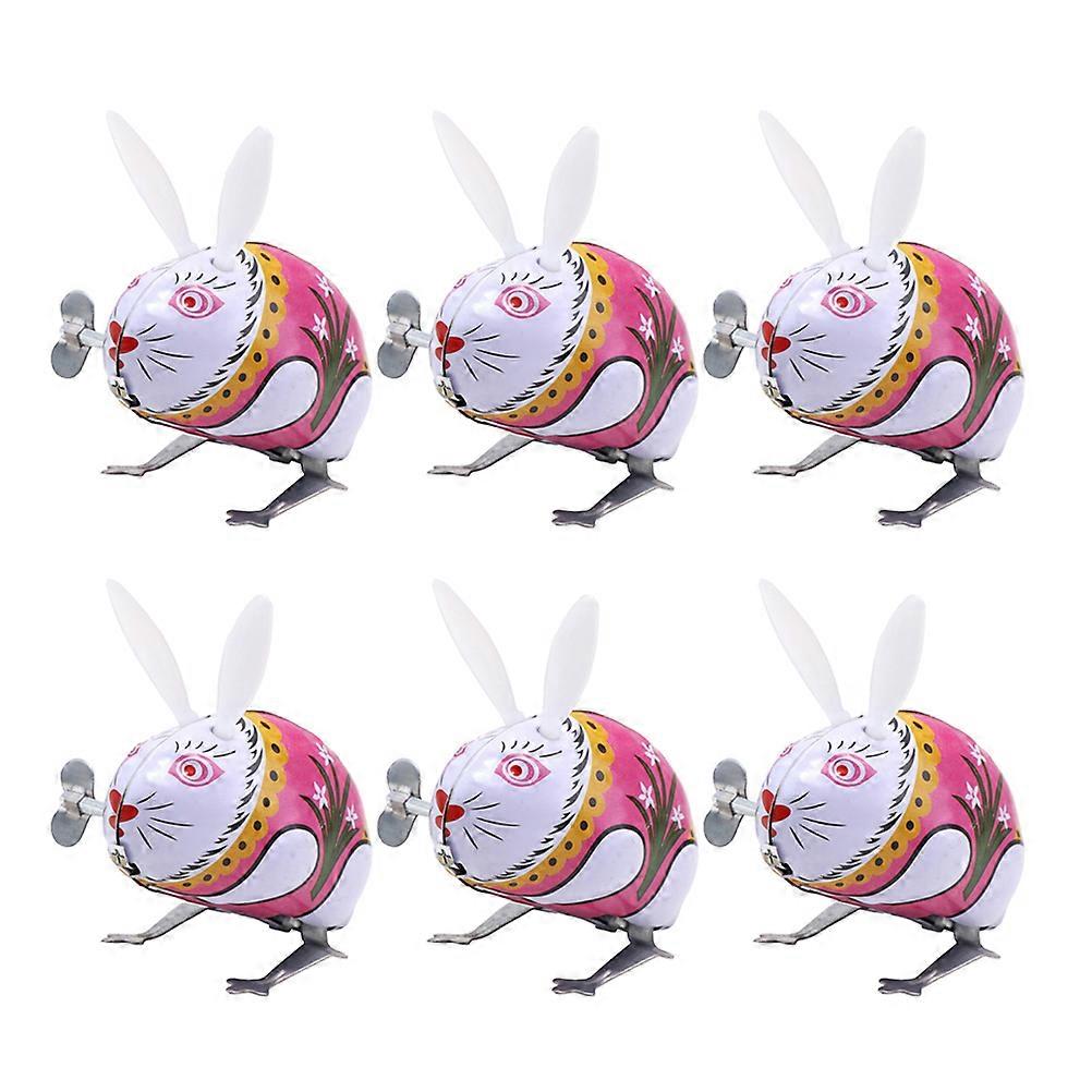 Clockwork Gift Kids Jumping Rabbit Toy for Educational Use 12Pcs