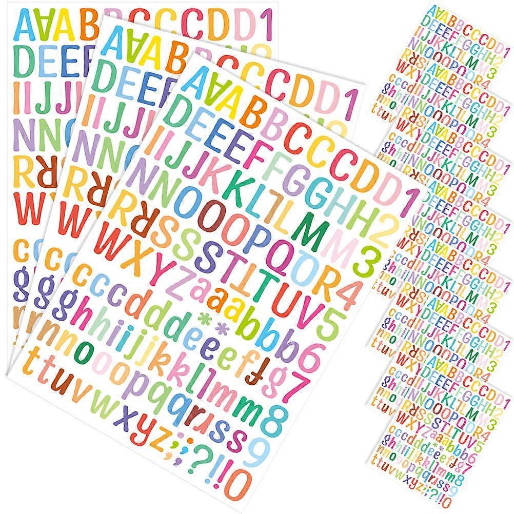 Colored Letter Stickers For Identification Sorting Cabinets 10 Sheets