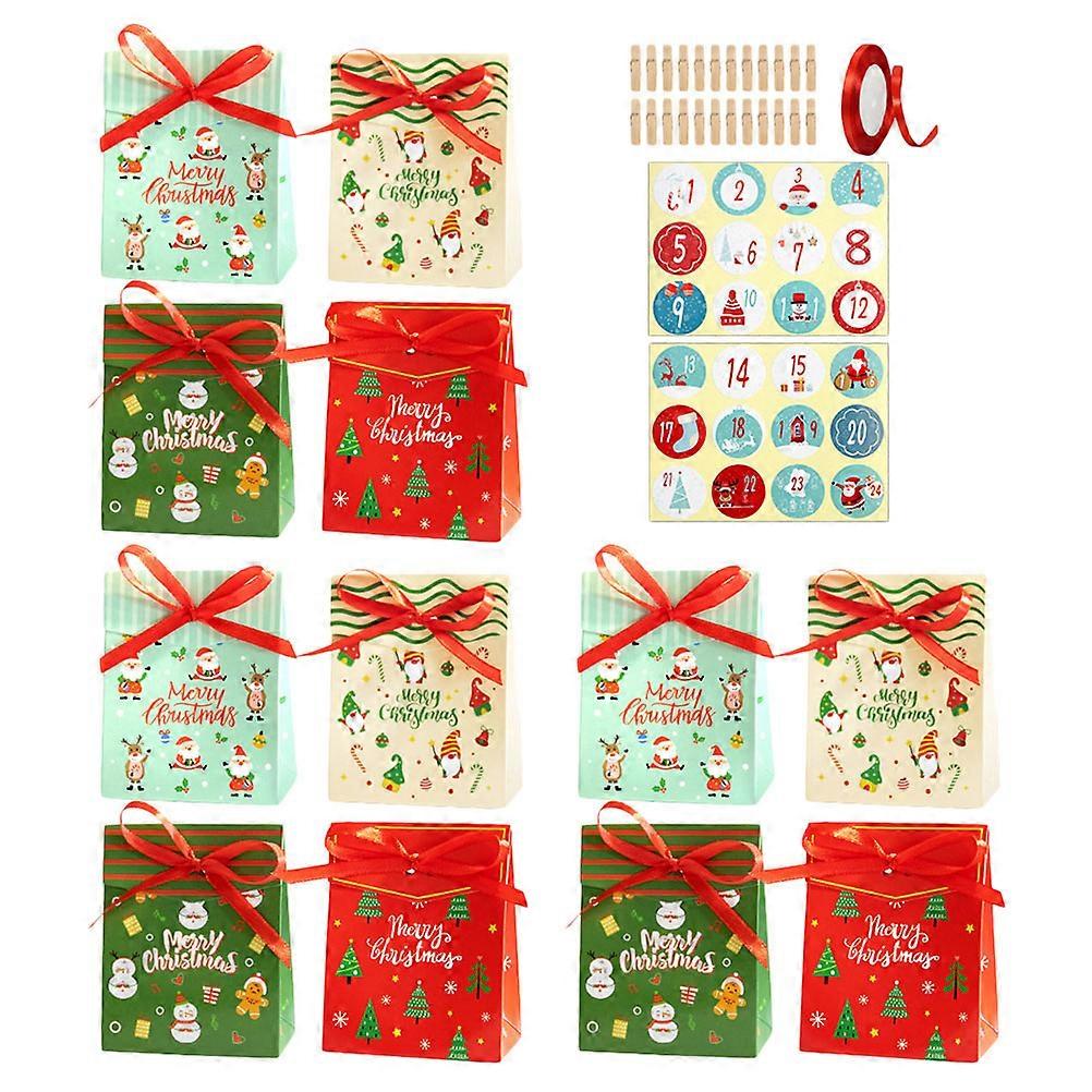 Christmas Packing Box Lovely Candy Box For Themed Party 10x8cm 2Sets