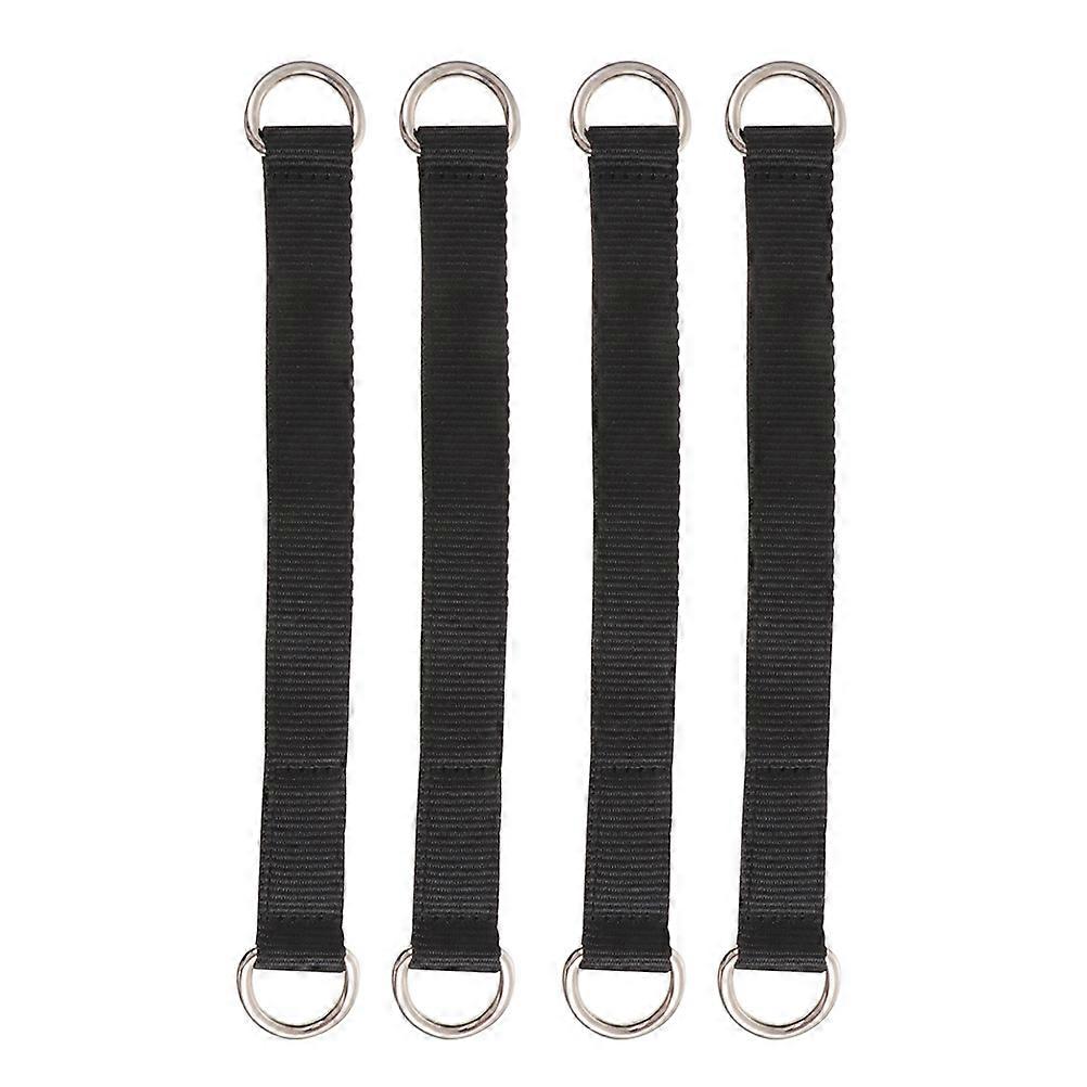 Dip Ring Strap Fitness Hanging Belts For Workout Routine Nylon 4Set