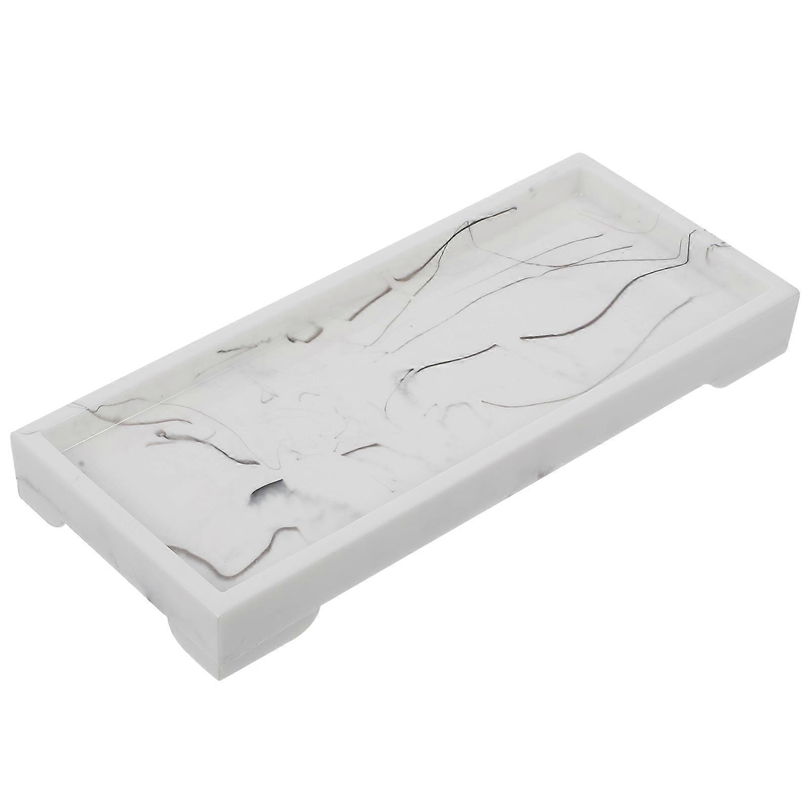 Bathroom Storage Plate Tray for Cosmetics 3Pcs for Home Use