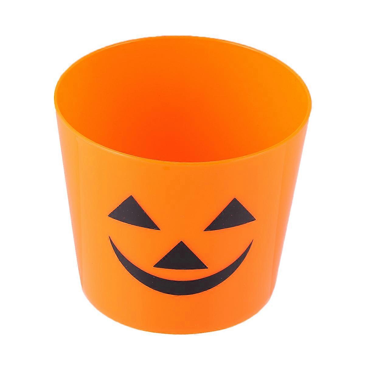 Halloween Candy Wrappers Christmas Gift Bucket for Storage Use Orange
