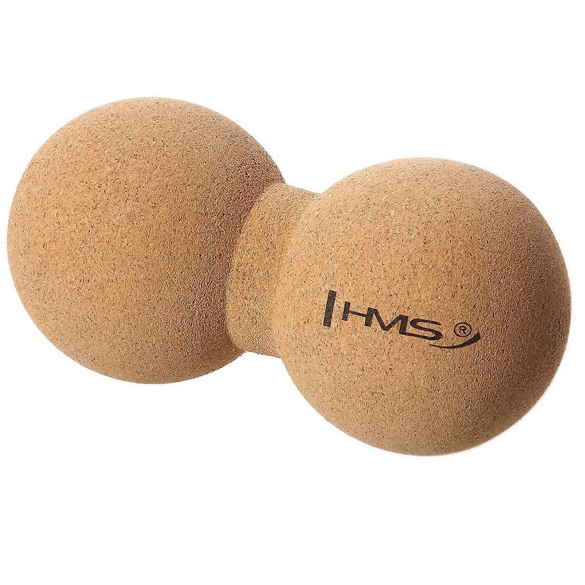 Lacrosse double massage ball, cork material