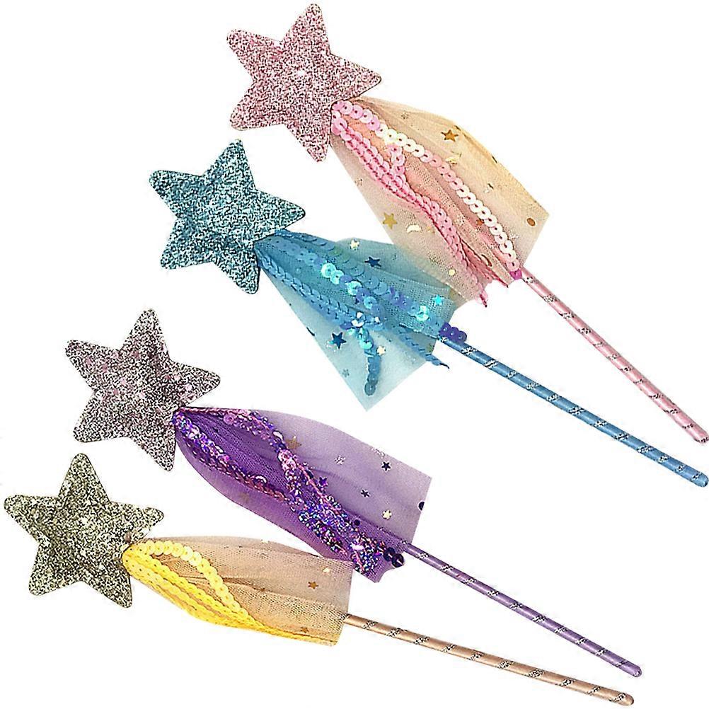 Handheld Fairy Wands for Kids Playing 20Pcs Glitter Sticks Assorted Colors
