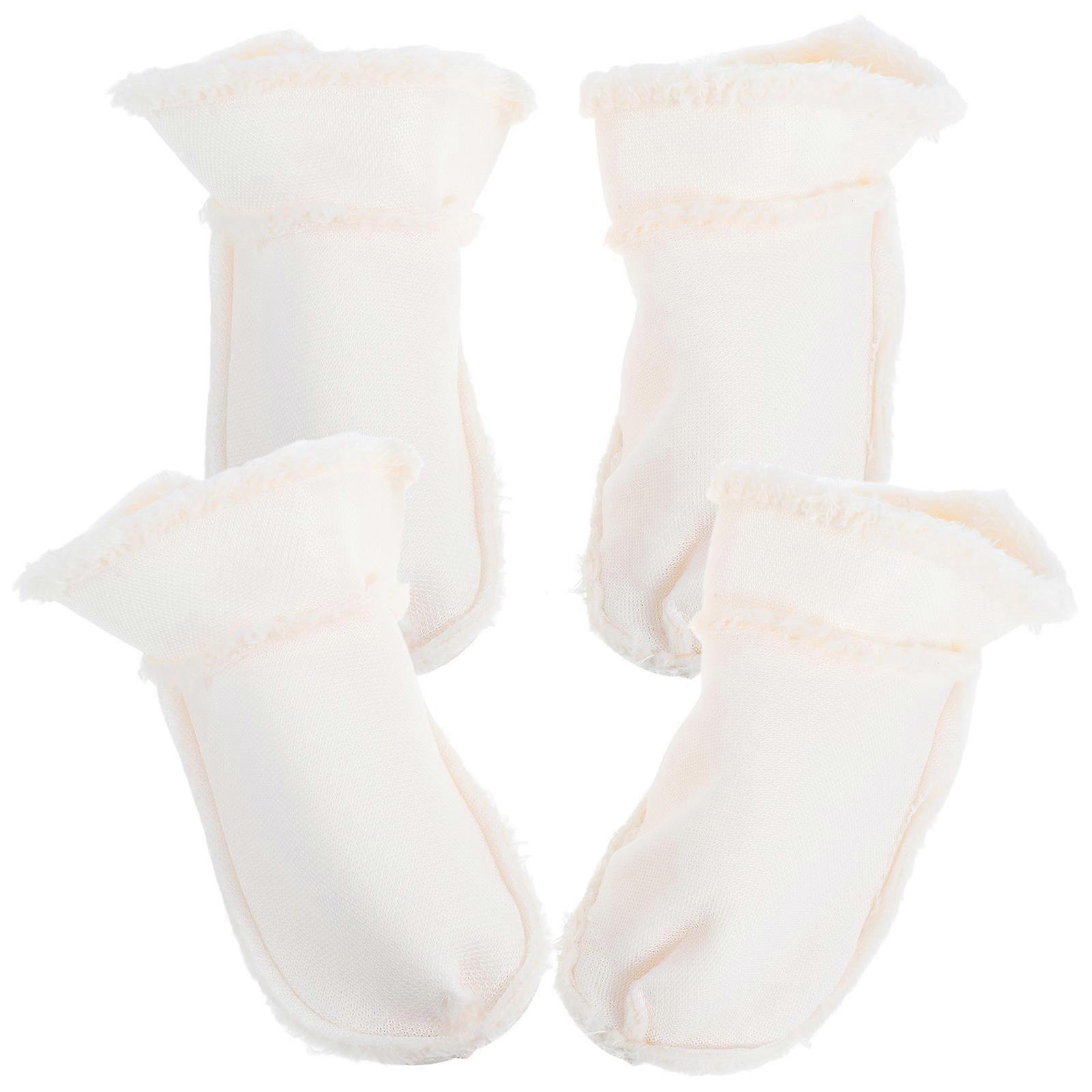 Warm Clog Slipper Lining for Winter Use 8Pairs Soft Plush Cotton Insert