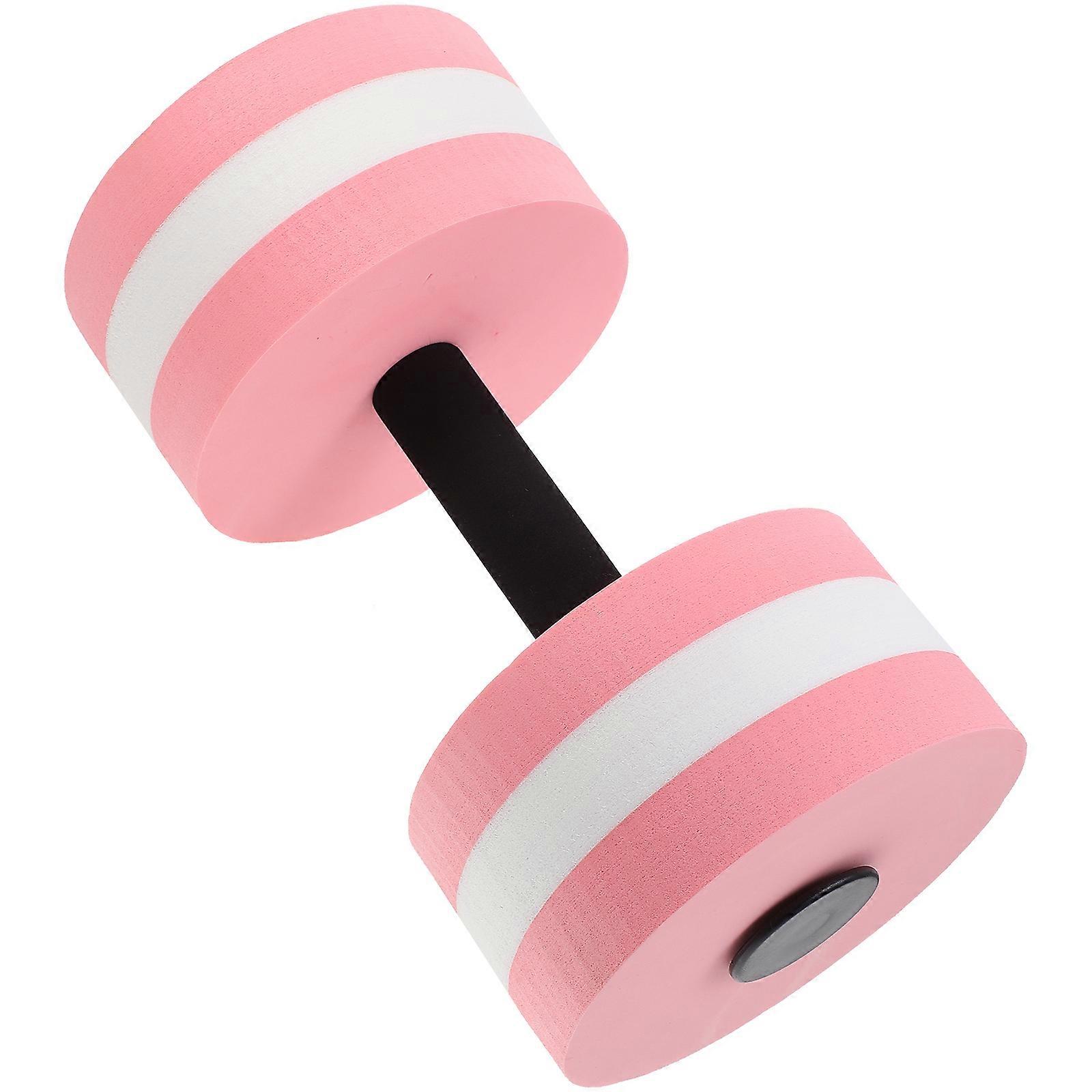 Eva Floating Dumbbell Water Aerobics Exercise Aquatic Barbell 1Pcs Pink