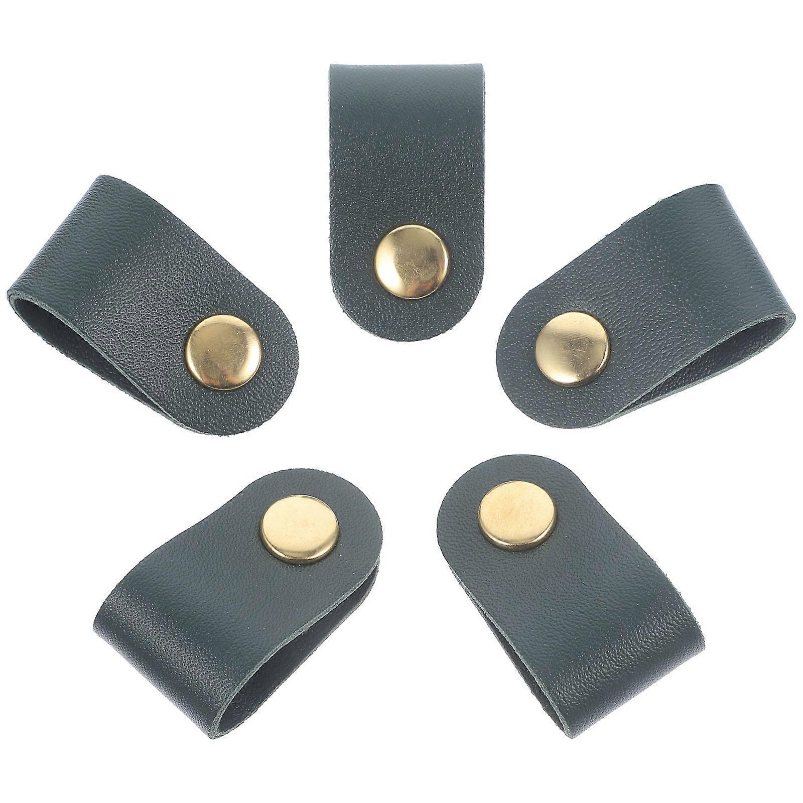Cable Organizer 20 Pcs Dark Green Cord Fixing Strap Suitable For Home Office Travel Cable Management