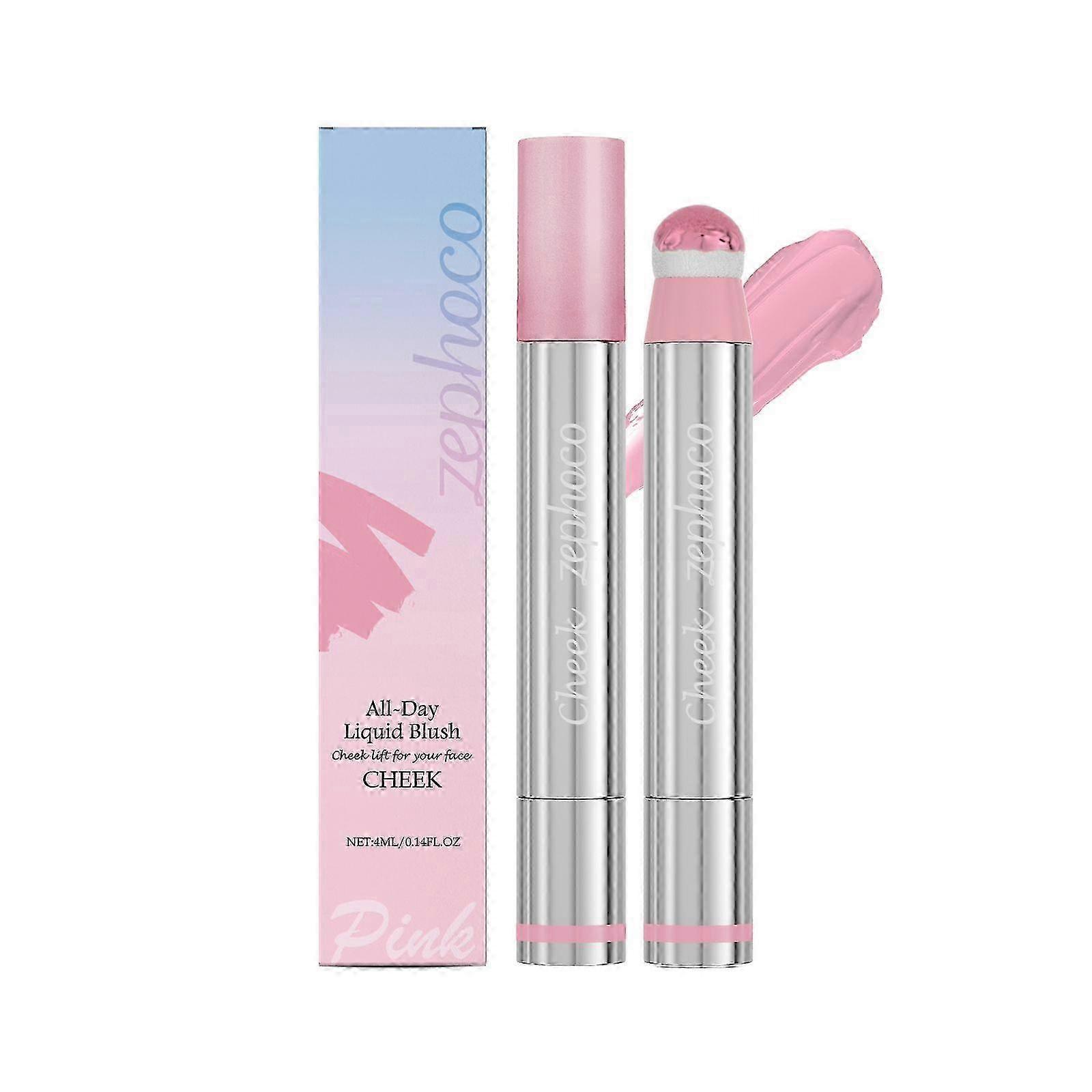 2025 Liquid Highlight Blush Lip Gloss Hydrating Non-stick Cup Multifunctional Concise Highlight Blush Lip Gloss