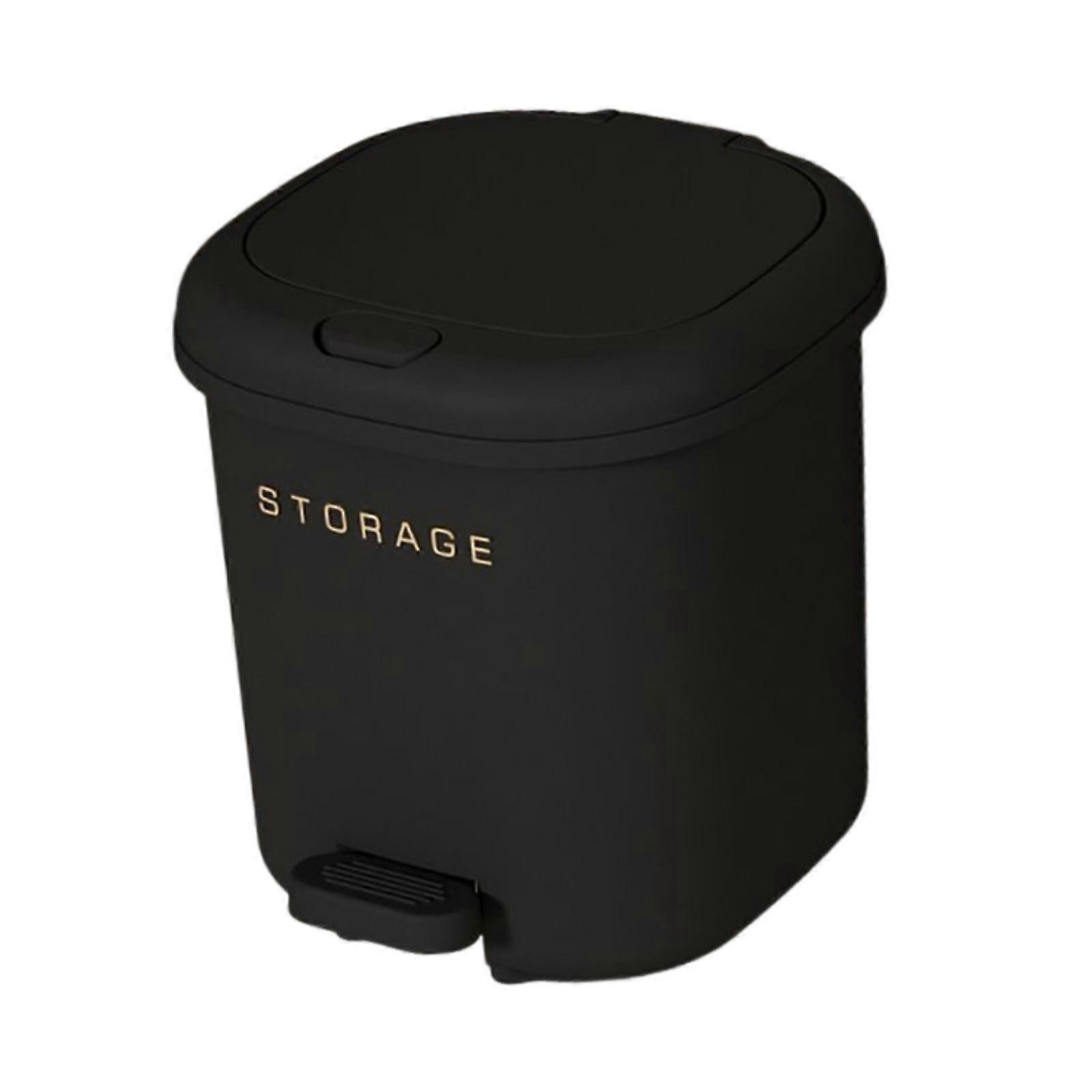 Press Type/Step on Trash Can Waste Basket Multifunctional Simple Garbage Bin