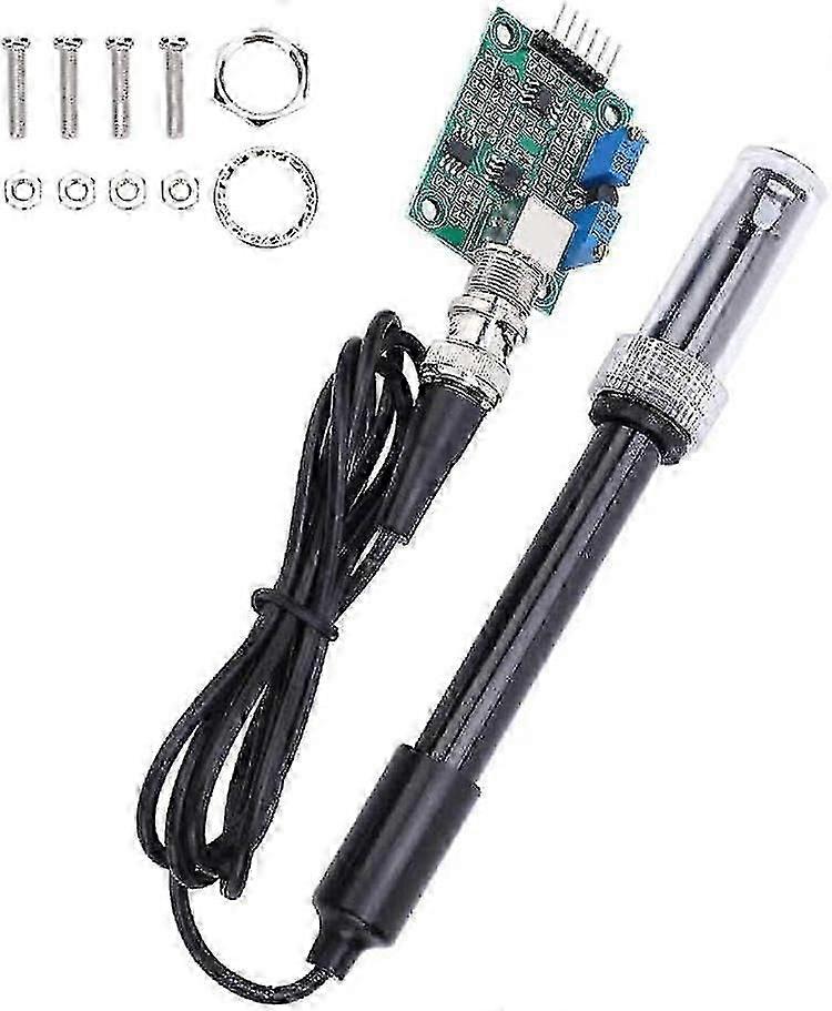 Aquarium Pool PH Tester Meter with 0-14PH Electrode Probe & 90cm Cable - High Sensitivity