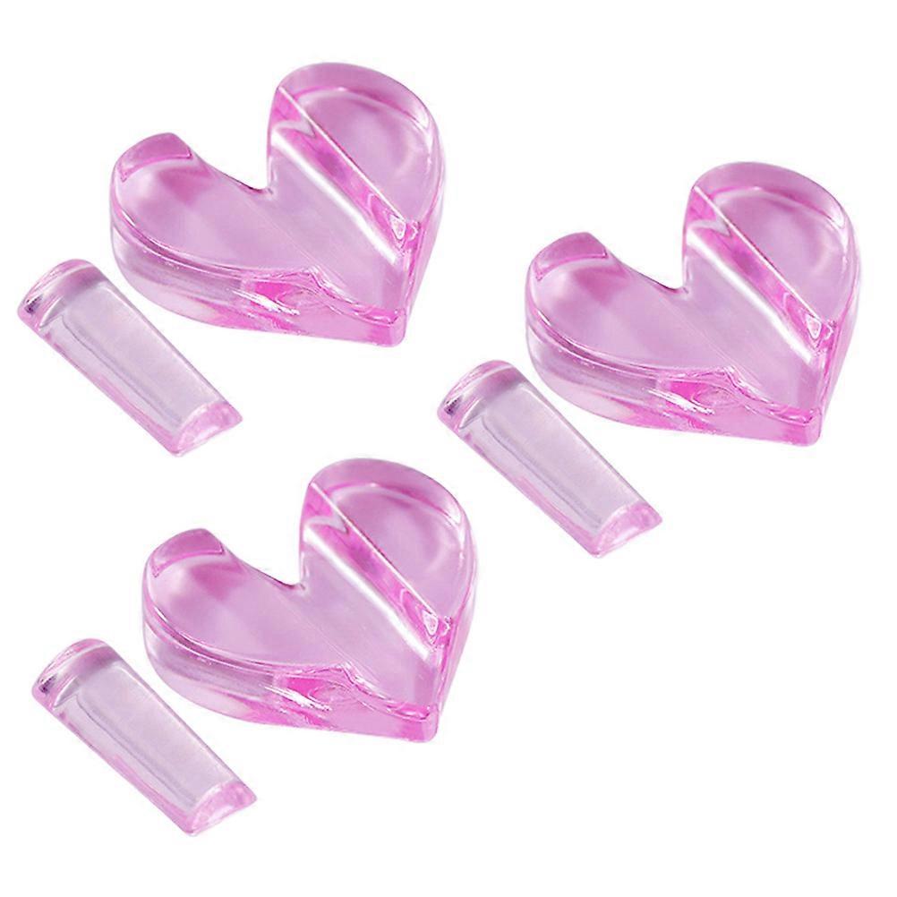Manicure Embossed Mold Nail Art Tool for 6Sets Heart Shape Use