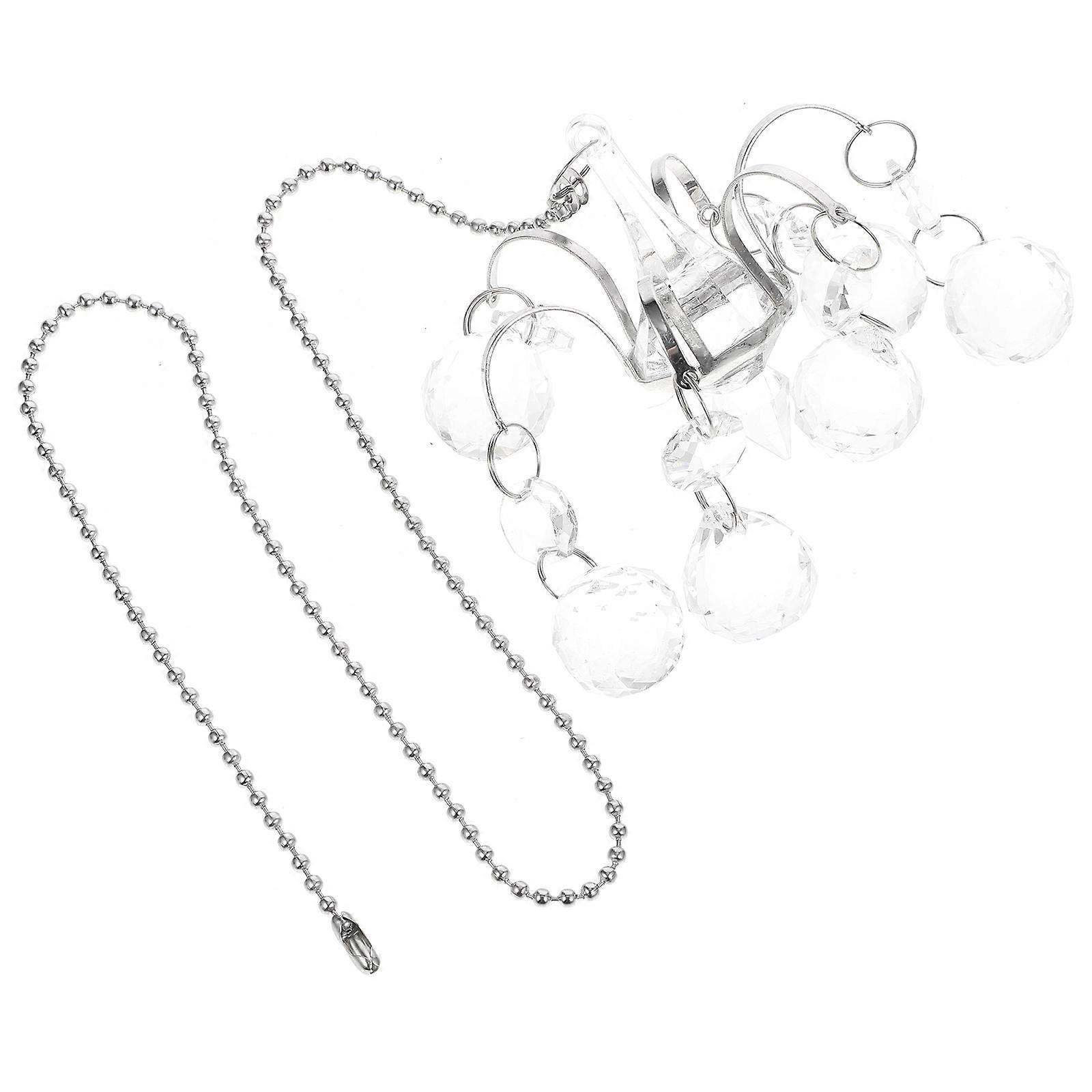 Hanging Crystal Decor For Retro Corridors And Kitchens 55X7X7CM Light Refraction 1Set
