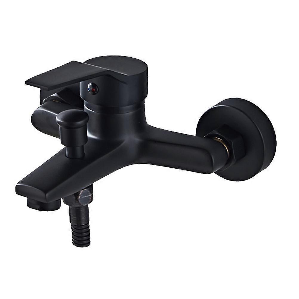 Sleek Black Bath Faucets Hot And Function For Bathroom Renovators 1 Set