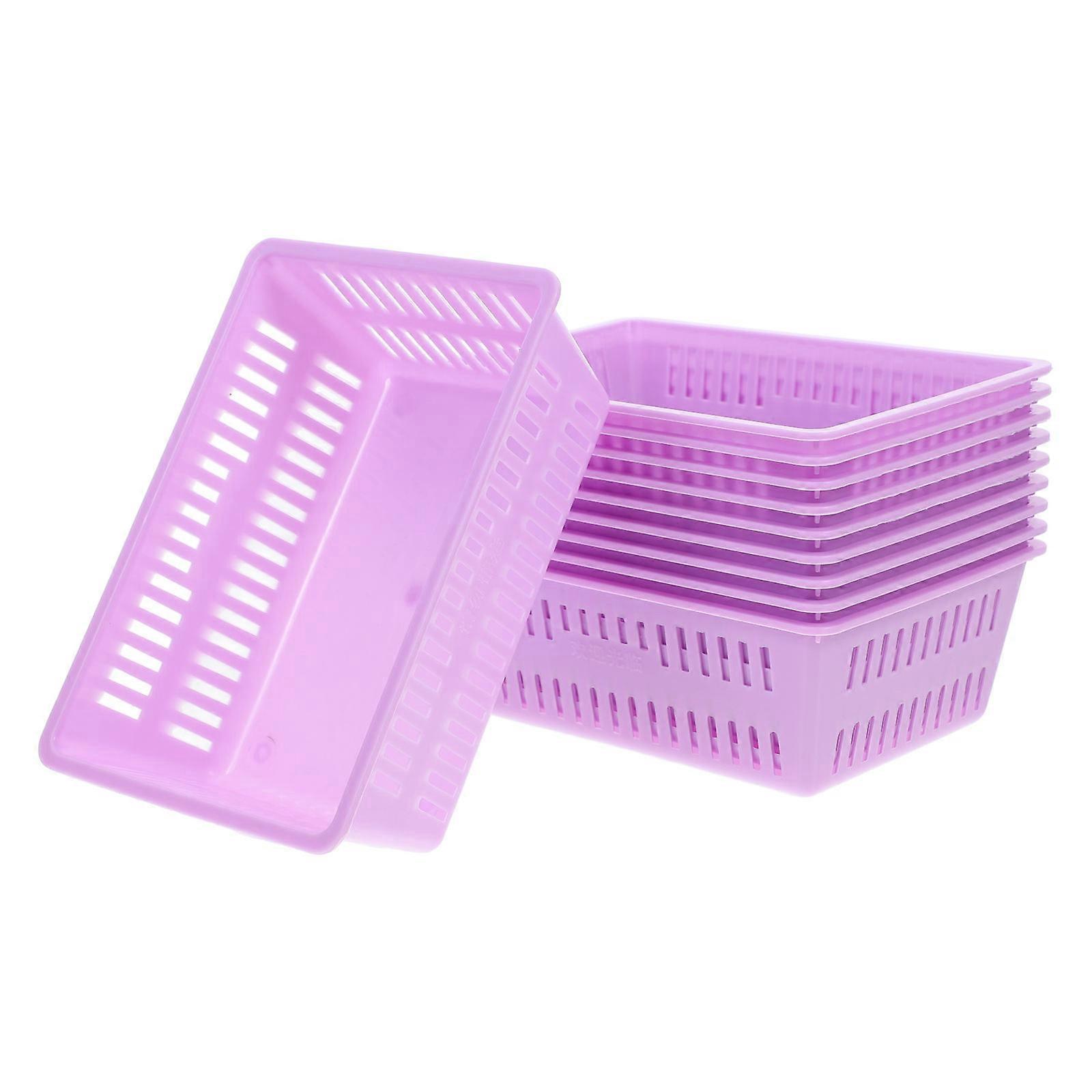 Coin Baskets for Game Center Coin Baskets 10Pcs Purple Storage Solution