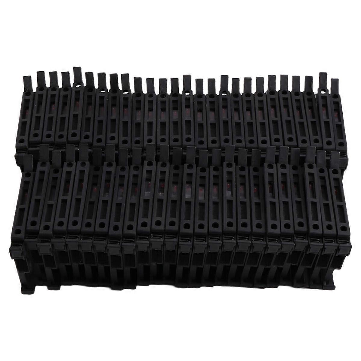 UK-5- Rail Terminal Block Uk5rd Rail Type 4mm Terminal Block Connector Fuse Holder Conductor with Light 220V