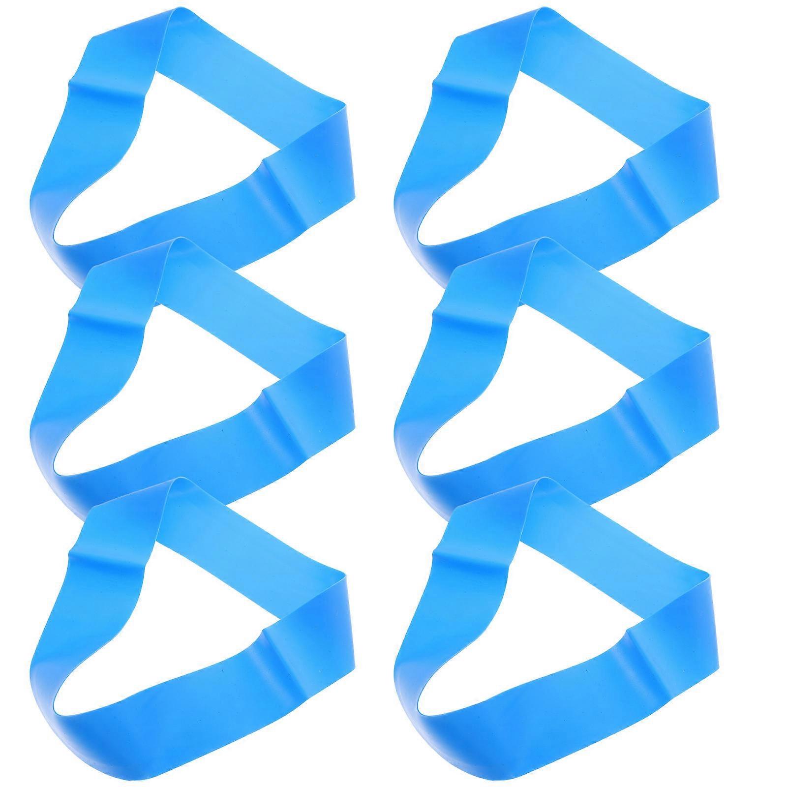 Classroom Chair Bands Blue Elastic Bands for Fidgety Feet 40Pcs Set