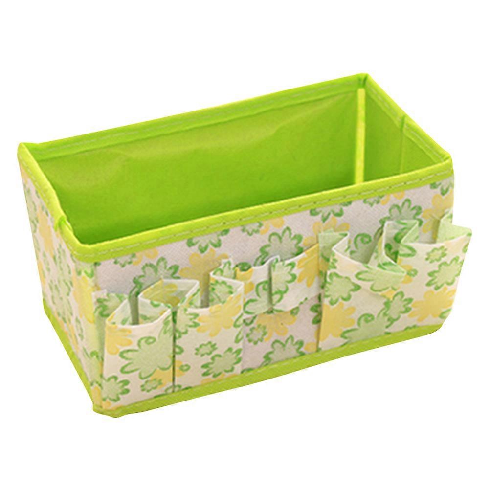 Cosmetic Organizer Makeup Storage Box for Storage Use 2Pcs Green Container
