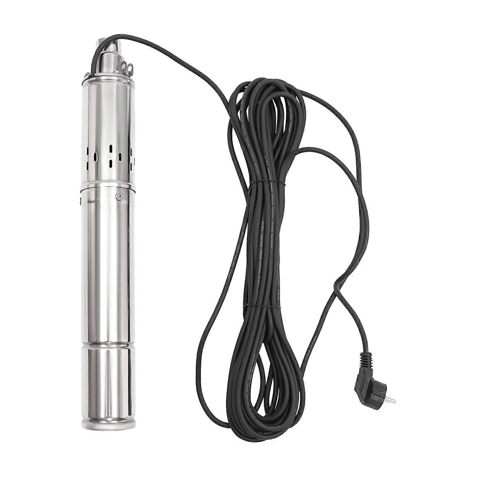 CNCEST Pompe de puits profond en acier inoxydable 550 W haut débit 395 GPH étanchéité IP68 pour usag