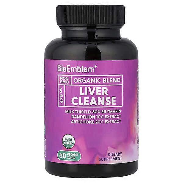 BioEmblem, Organic Blend, Liver Cleanse, 60 Veggie Caps