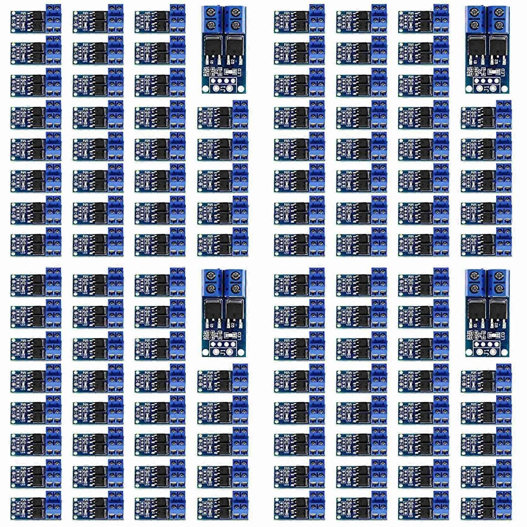 120PCS MOSFET Switch Drive Module DC 5V-36V 15A(Max 30A) 400W Dual High-Power 0-20KHz PWM DC Motor Speed Controller