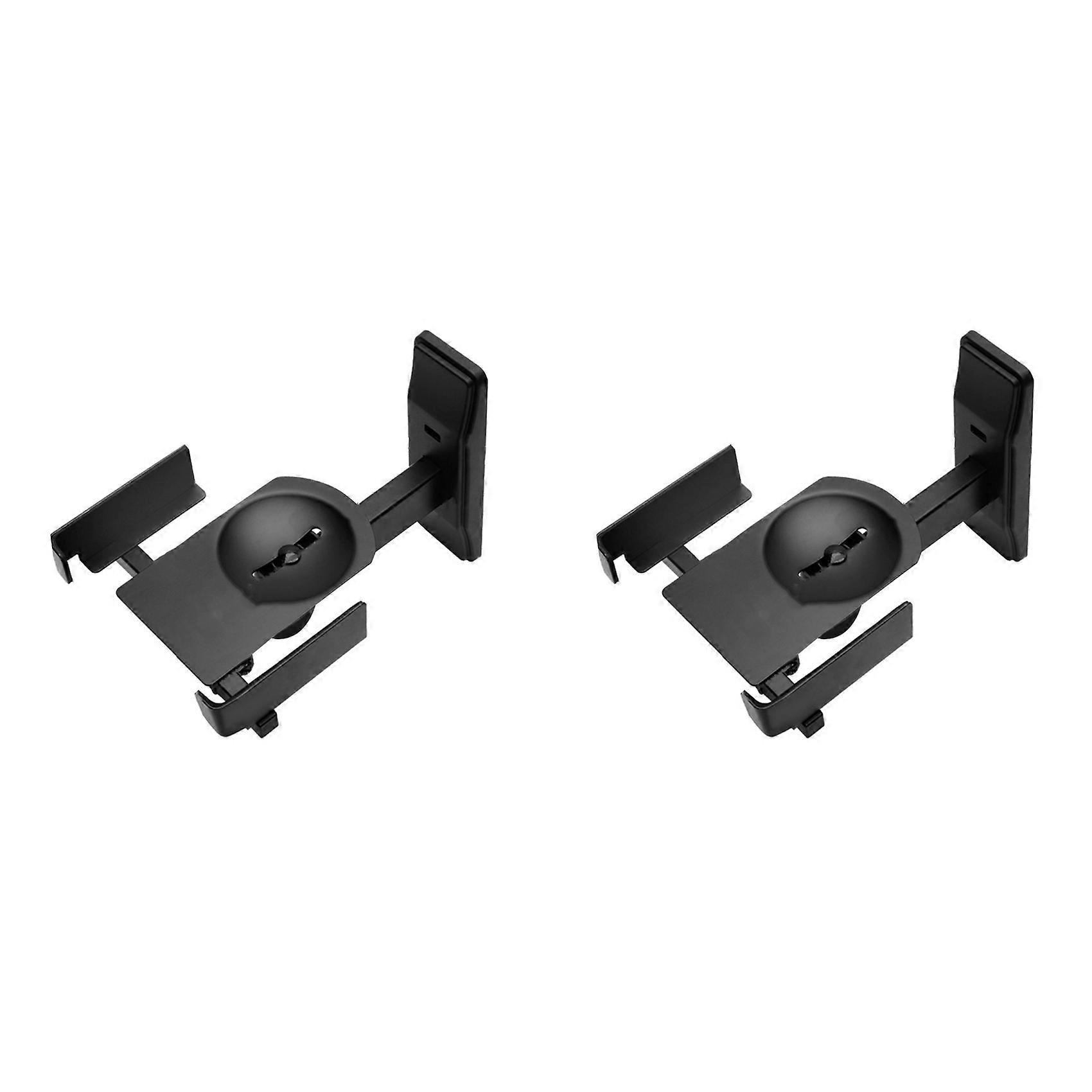 2Pcs Sound Speaker Wall Mount Speaker Bracket Hanger Adjustable Angle Surrounding Wall Hanging Rack HiFi Bookshelf Box A