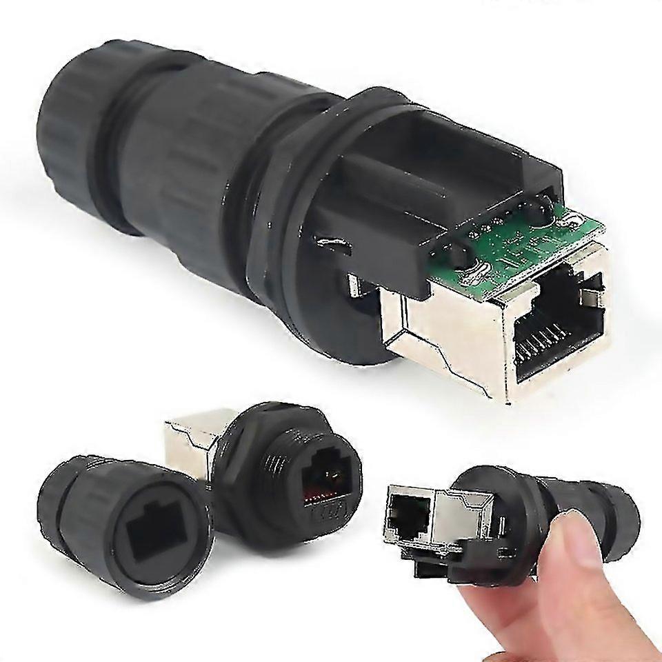 For Mini Portable Usb Round Cable Rj45 Connector Waterproof Ip68 Network Plug