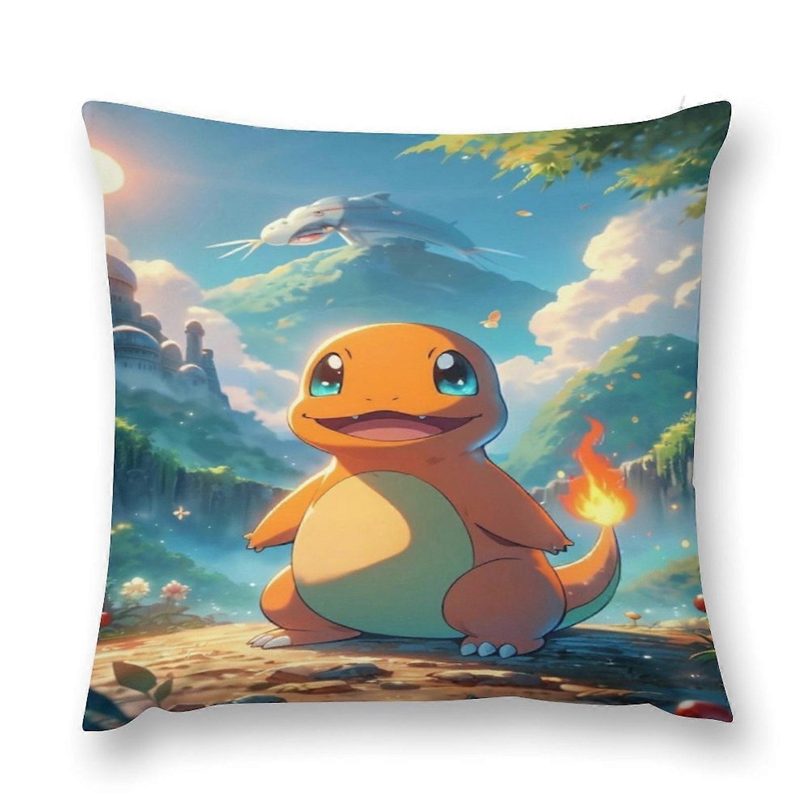 Charmander Plush Pillow Case Throw Multisize Ultra-comfortable Pillowcase Cushion Anti-fouling Protective Cases