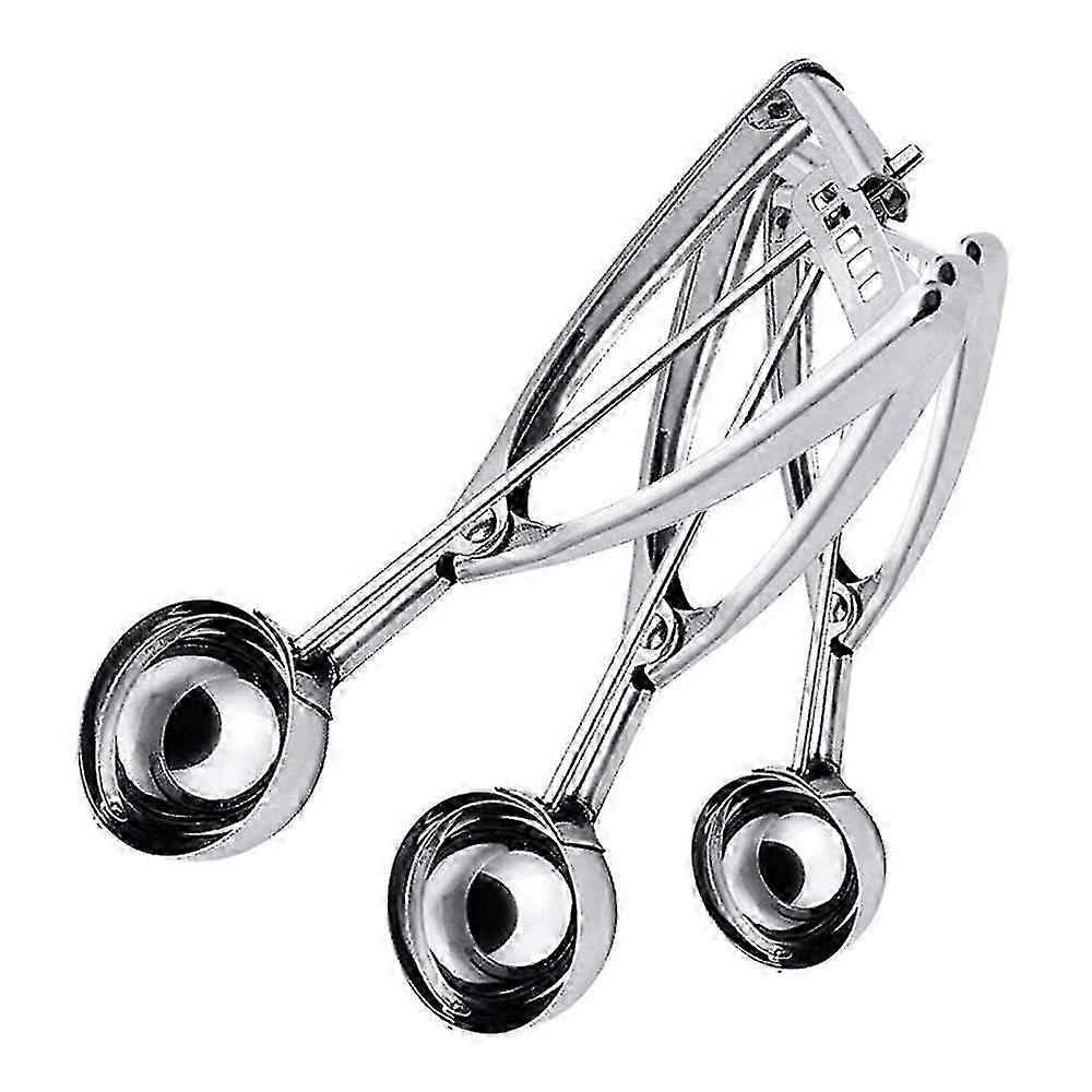 Cookie Scoops,ice Cream Scoop Set, Cookie Scoops For Baking Set Of 3 25-26s