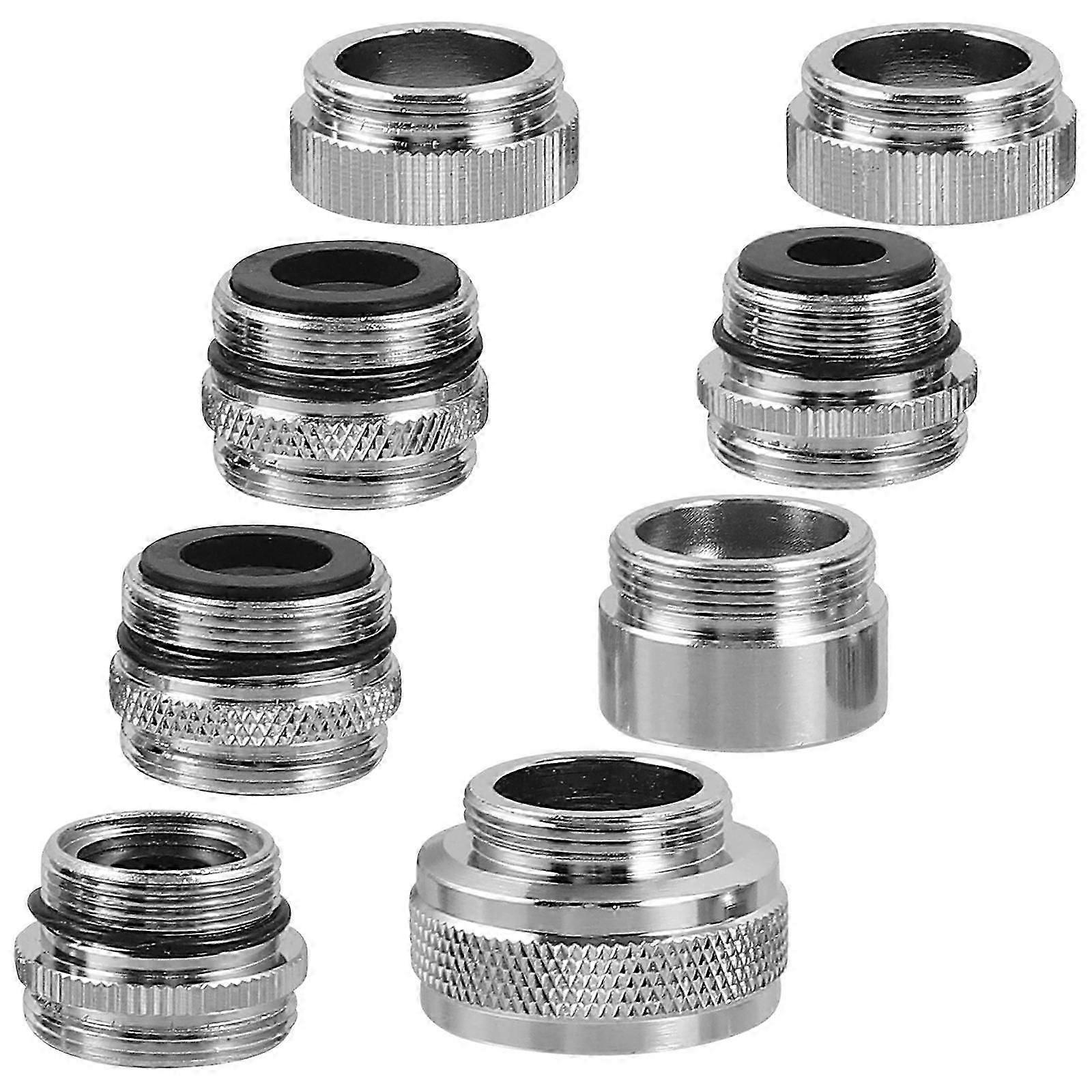 Vattenslang Koppling Luftare Adapter Set Köksblandare Omvandlare Anti-Splash För Kontor 8st