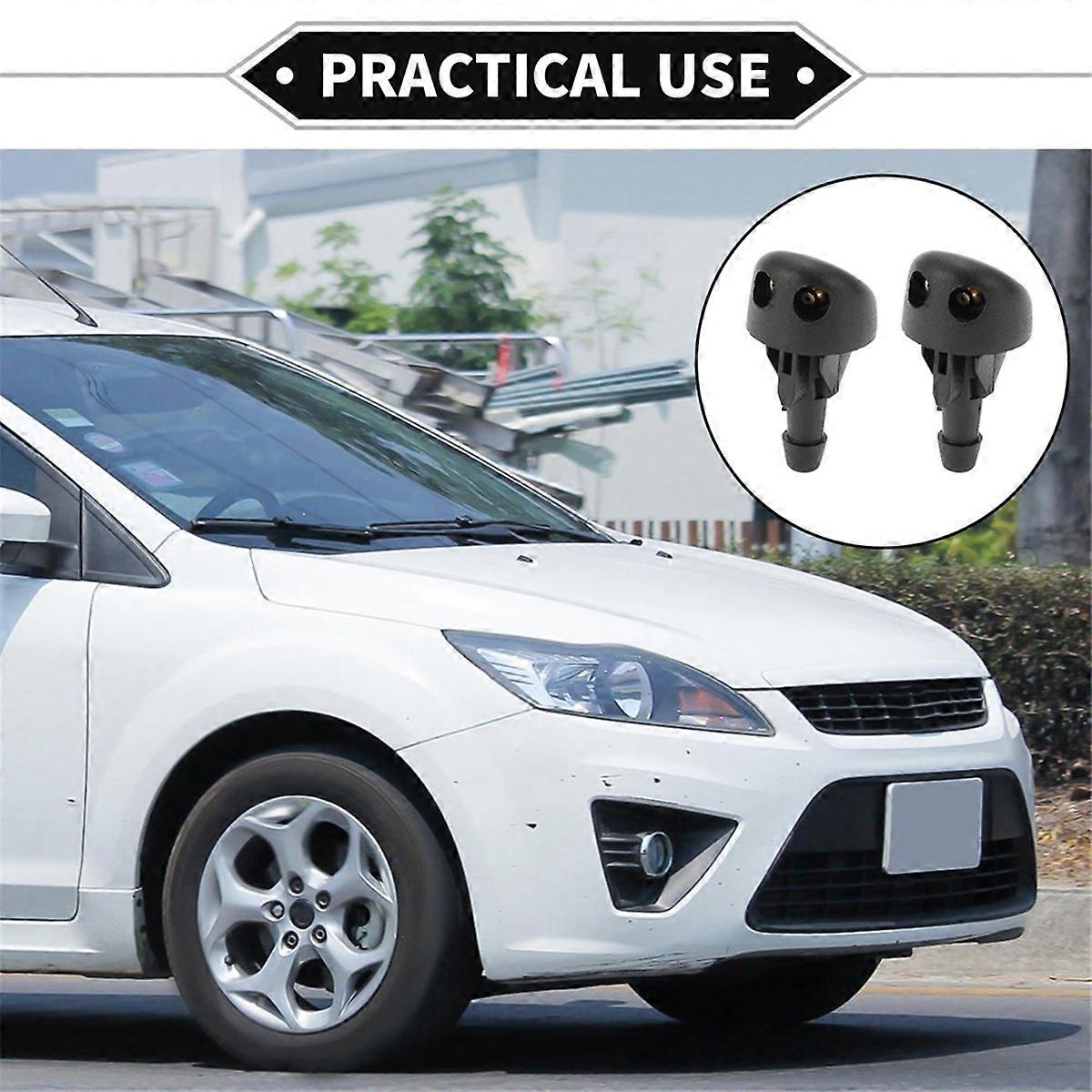 2PCS Front Windshield Wiper Washer Nozzle Injector Jet 