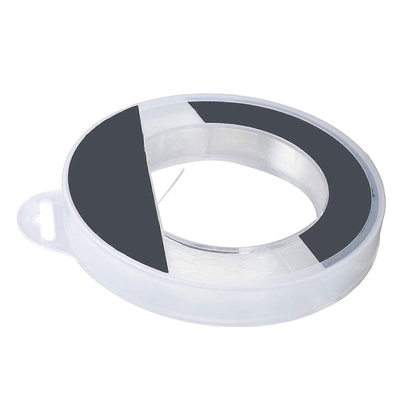 Clear Fishing Line 328FT Nylon Strong Fishing Line Beading String for Saltwater and Freshwater No.12 