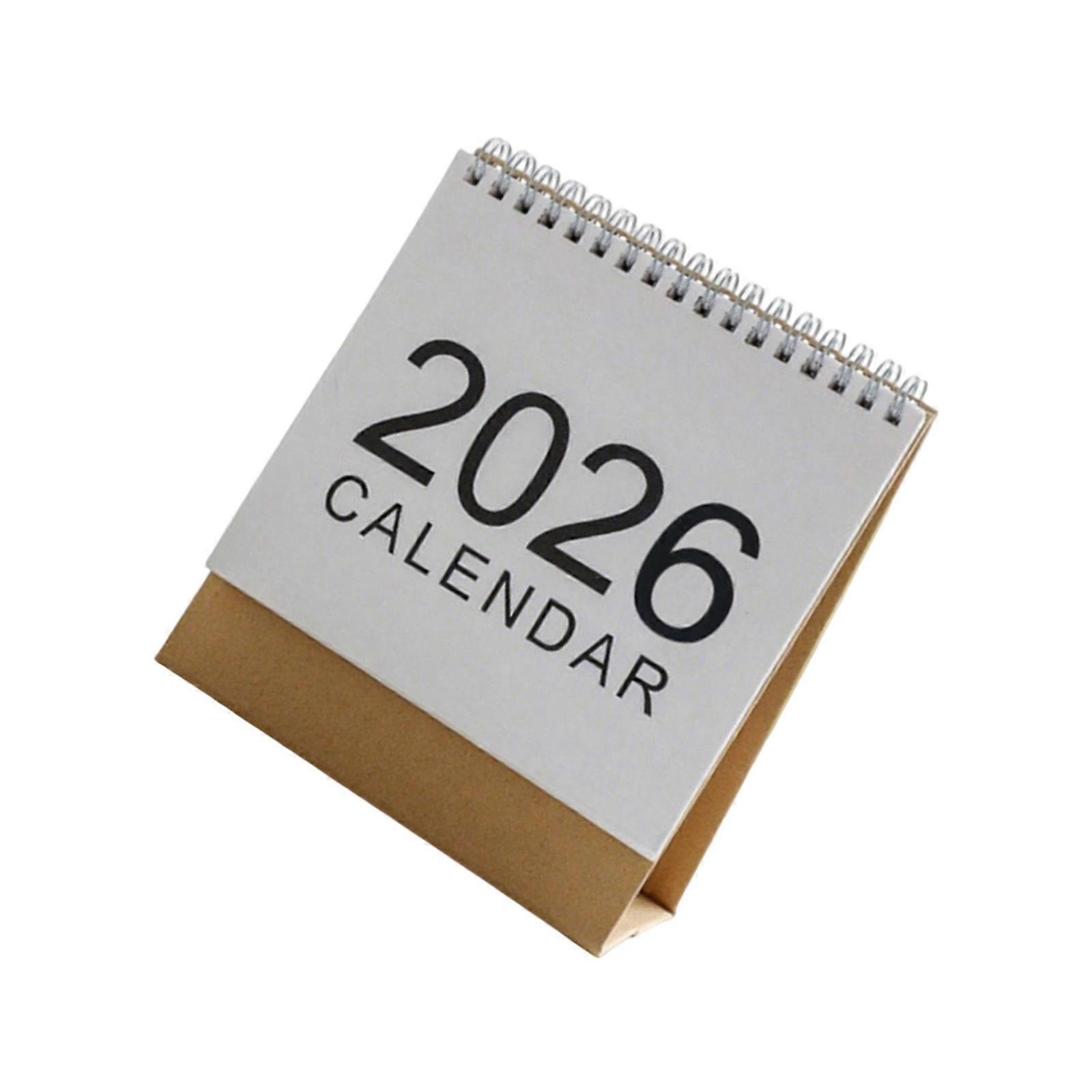 2026 Desk Calendar Simple Desktop Calendar Office Calendar Standing Calendar For Daily Tasks  S