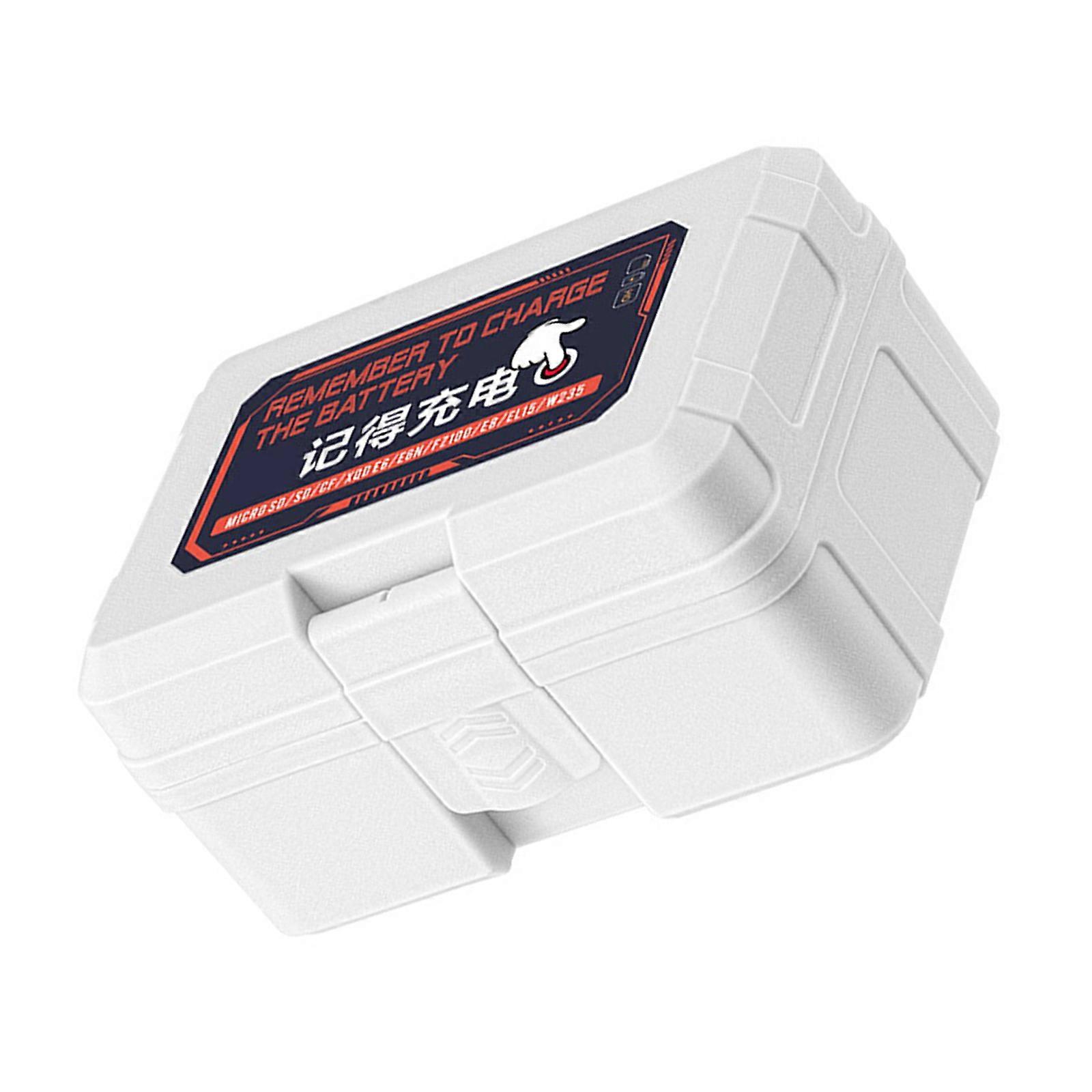 Travel Camera Battery Case Box Locking Mechanism Prevents Accidental Spills And Damage During Outdoor Use  cool gray