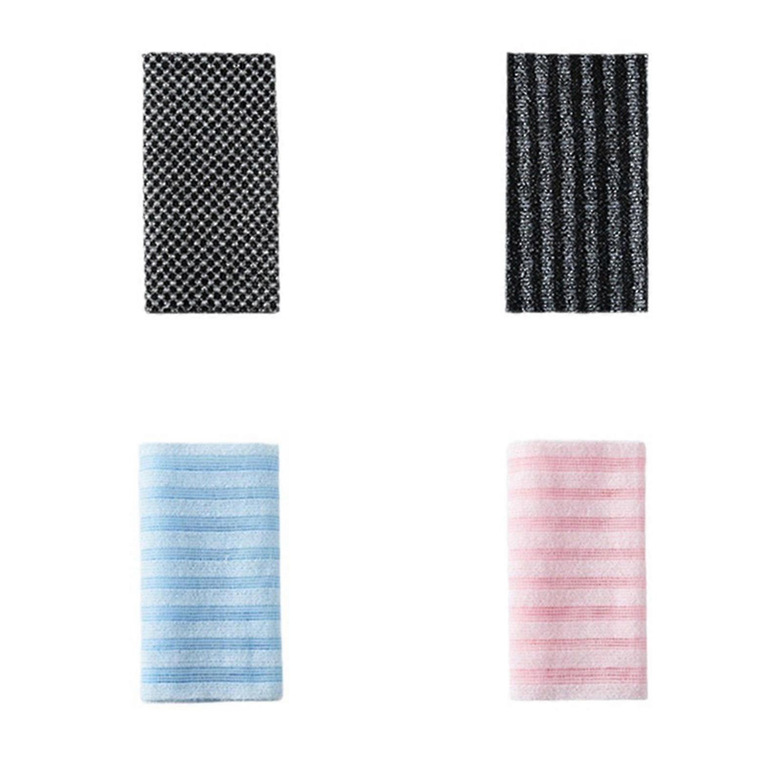 4pcs Polyester Long Pull Back Towel For Quick And Easy Exfoliating In Shower Exfoliating Bath Towel