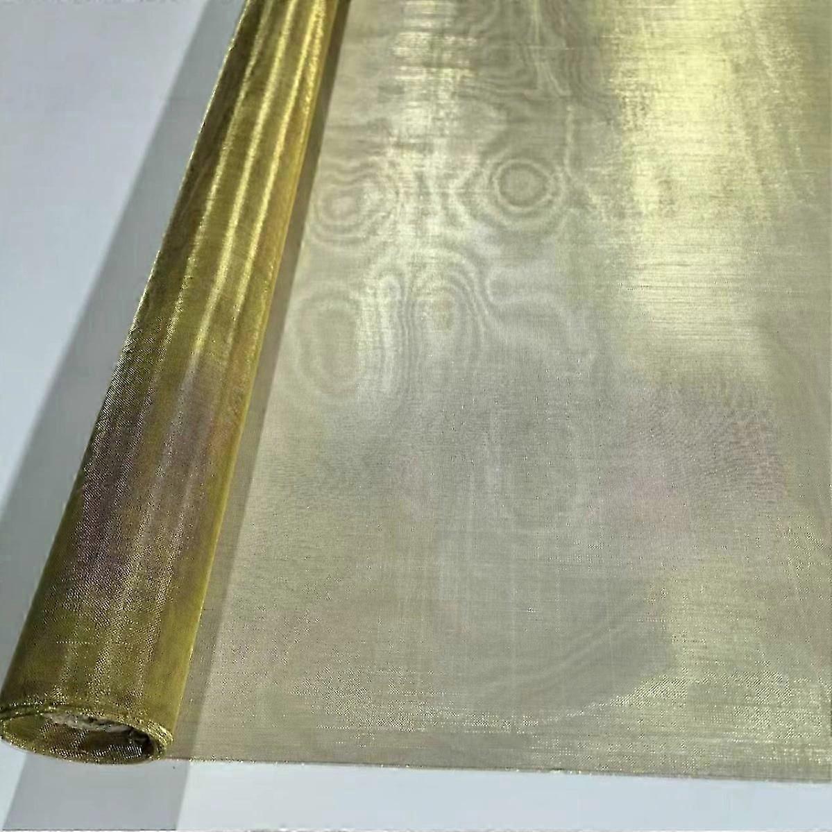 Brass Mesh Anti-static Phosphor Copper Mesh Conductive Heat Dissipation Copper Mesh Copper Wire Mesh (0.08*0.91 Width)