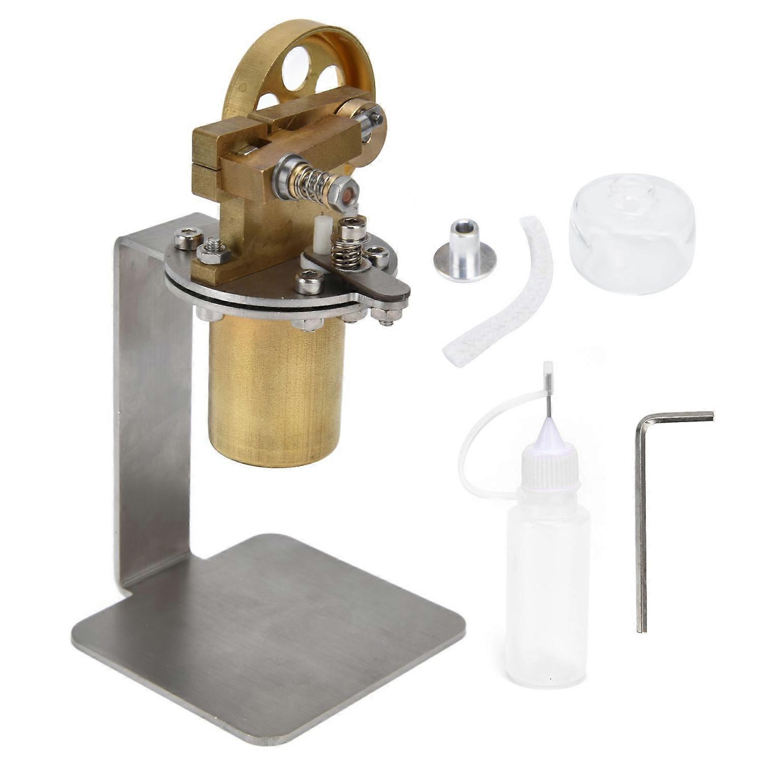 Mini Steam Engine Desktop Mechanical Stirling Engine Model for Physical Science Experiment Education