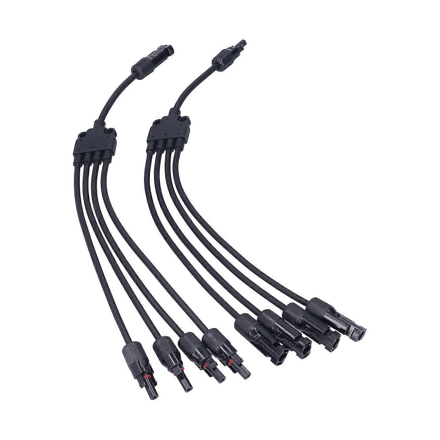 Solar Panel Connector 4 Branch Y Type Parallel Connector Solar Panel Extension Cable PV Wire Adapter