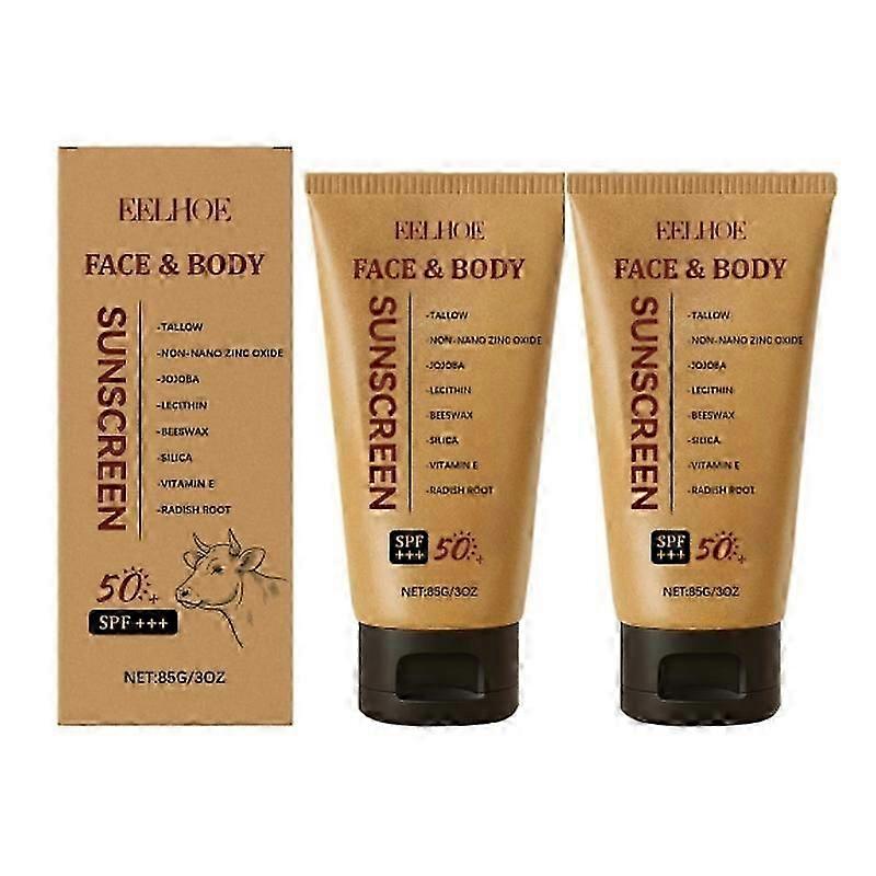 sun cream spf50 for face and body tallow moisturising