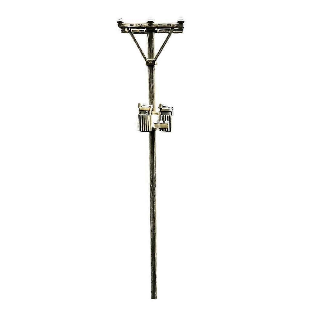 Miniature Utility Pole Model Mini 1:64 Easy Installation Decorative Display Prop