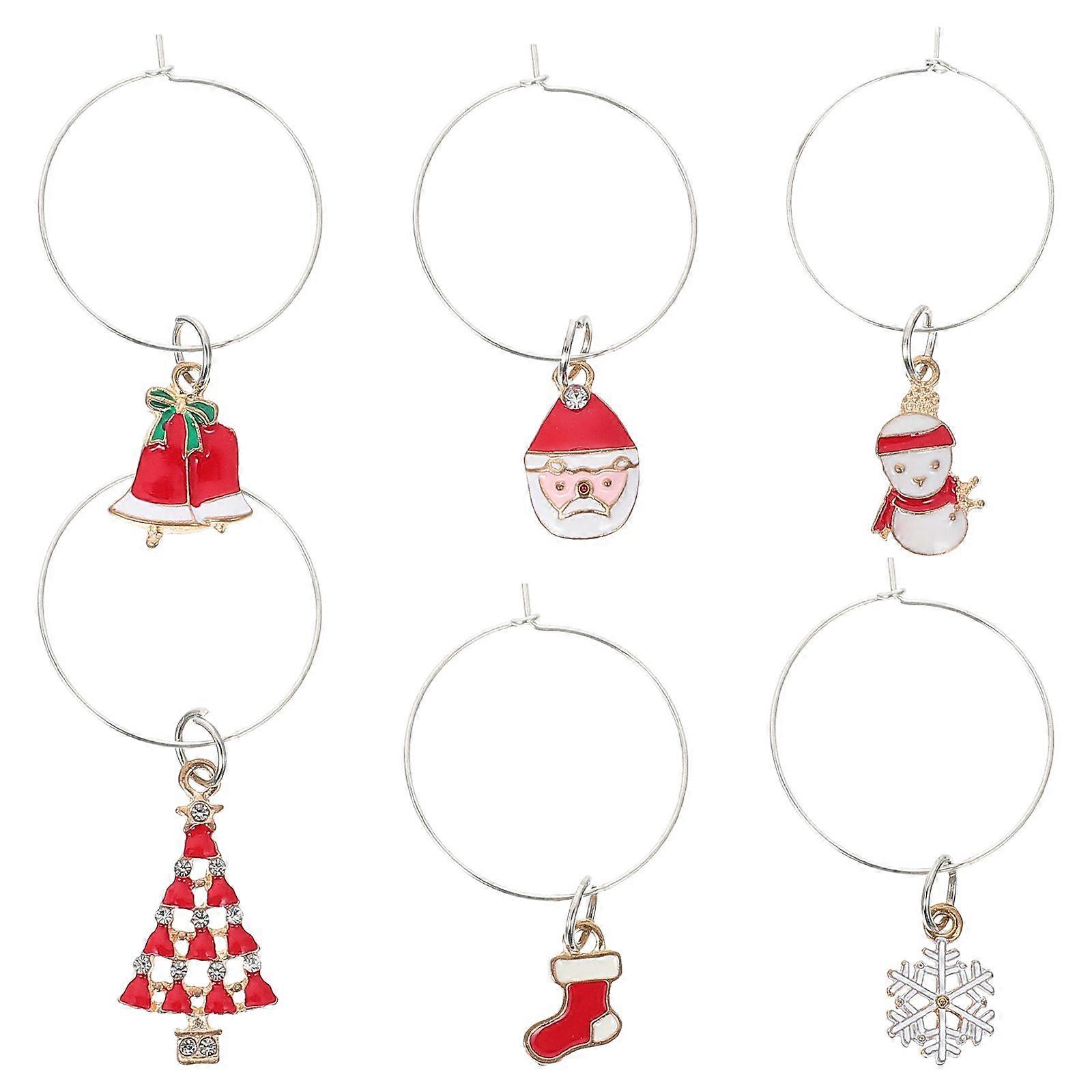 6Pcs Practical Iron Drinking Cup Signs Party Supplies (Assorted Color)