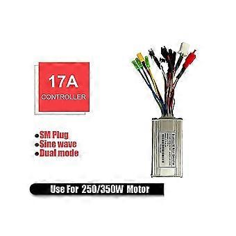 24V 36V 48V 250W 350W Controlador de freno del acelerador Th-mode 6 Tubes sin escobillas 17A con Led SW900