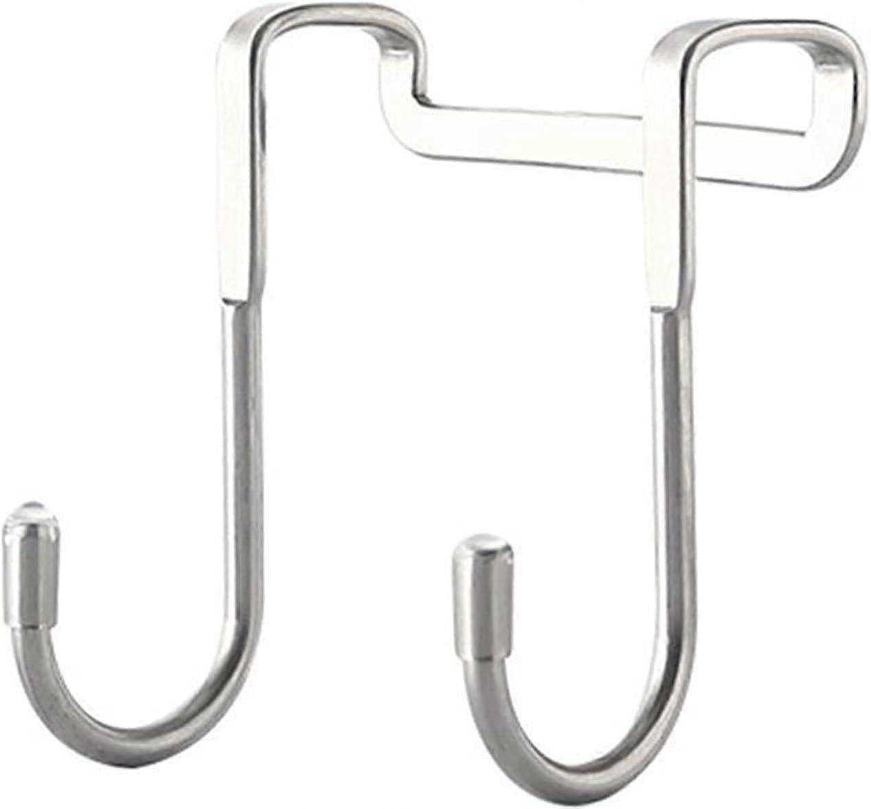 Double Door Hook-Stainless Steel Silver