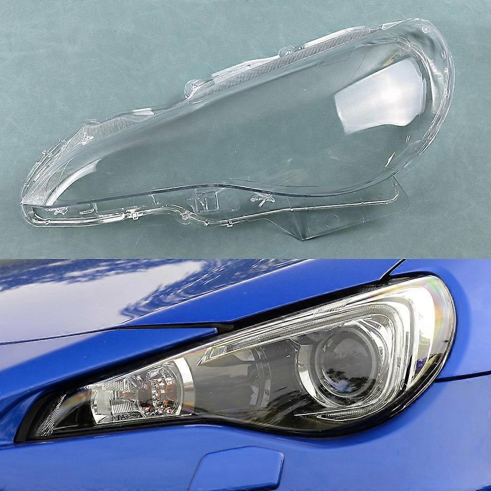 For Subaru BRZ 2012-2015 Headlamp Cover Transparent Lamp Shade Headlight Shell Plexiglass Replace Original Lampshade
